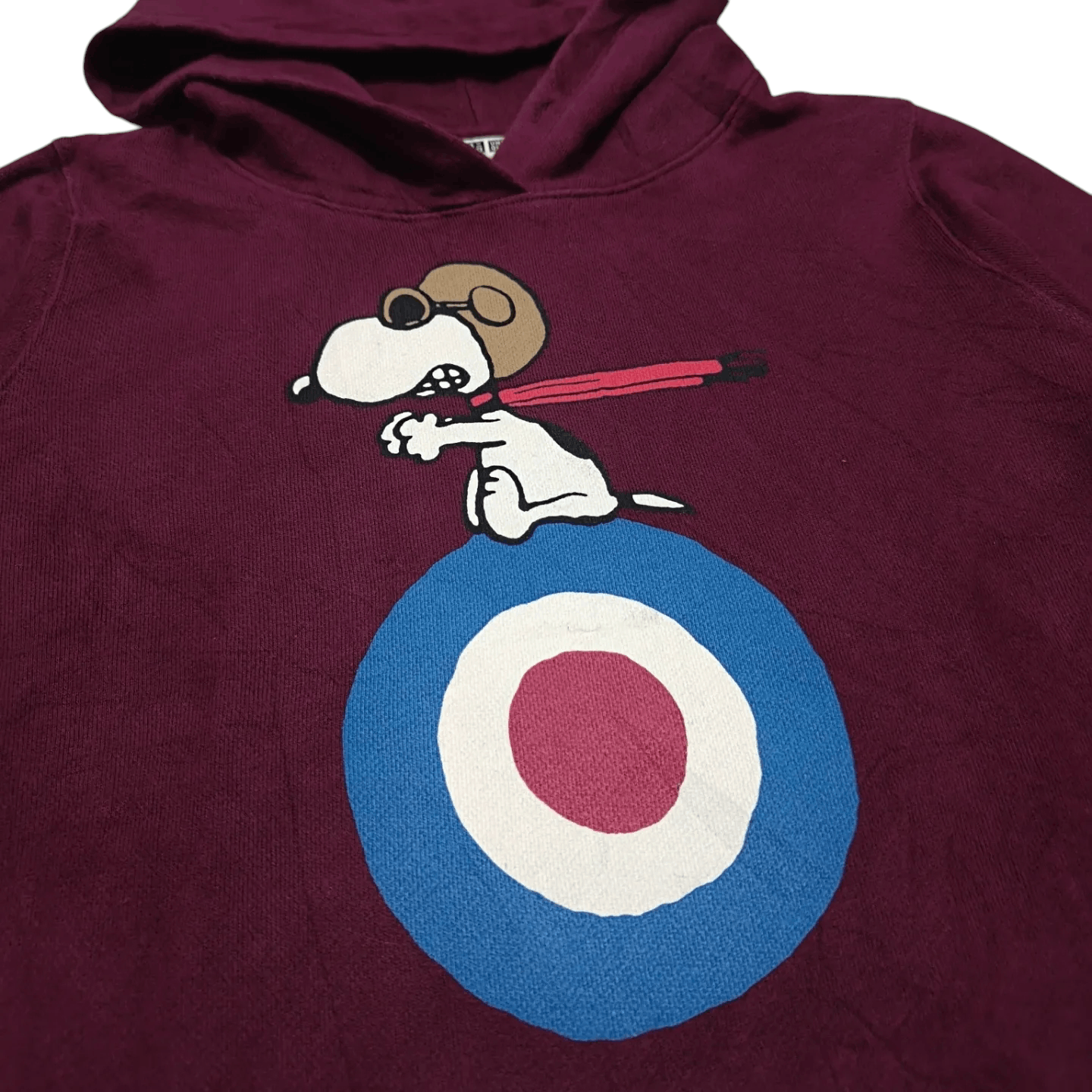 Japanese Brand Uniqlo x Peanuts Women Long Dress Maroon Hoodie Jacket Size S / US 4 / IT 40 - 3 Thumbnail
