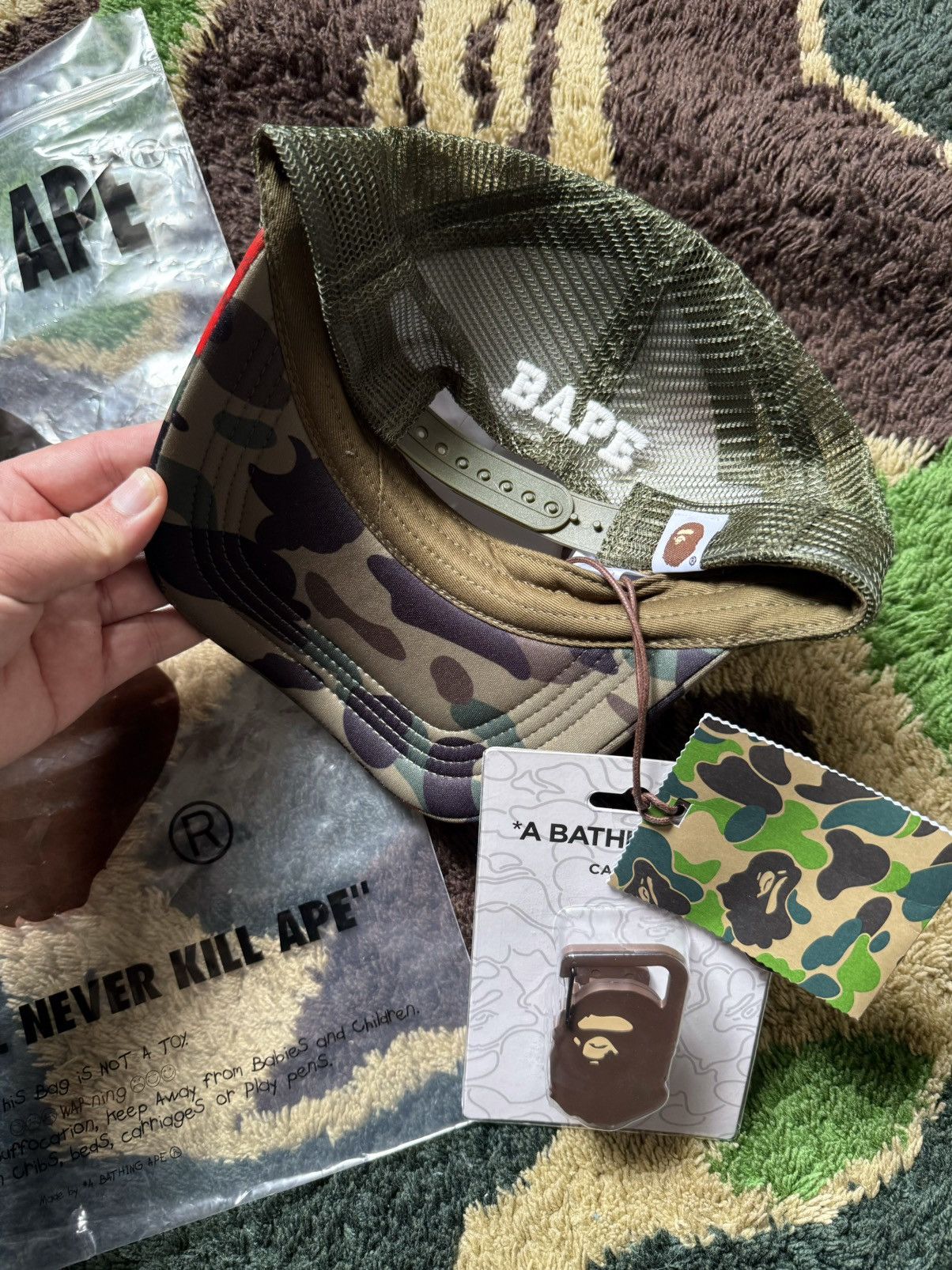 Anti Social Social Club × Bape Bape x Anti Social Social Club Cap Size ONE SIZE - 3 Thumbnail