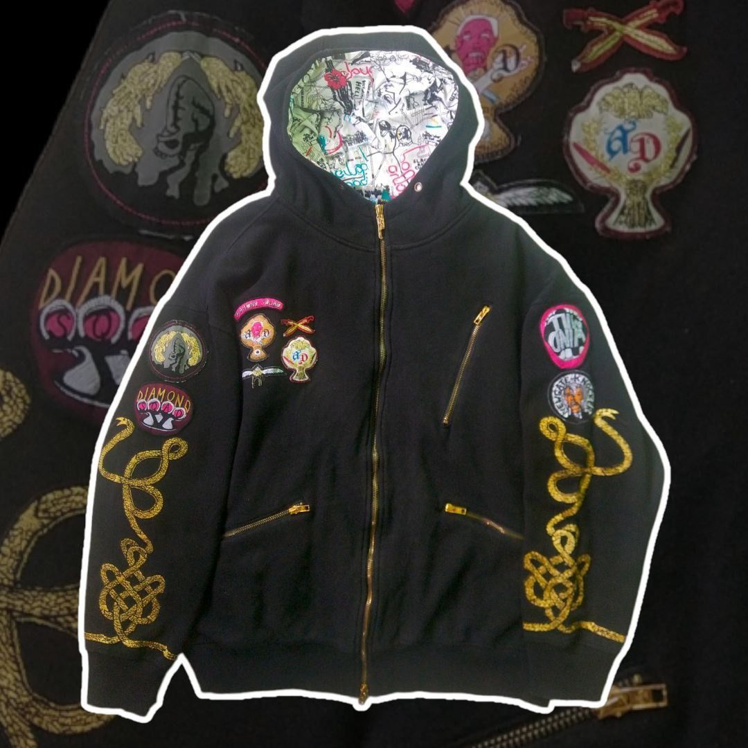 Artful Dodger Snake British Fighting Dogs Hoodie Zipper