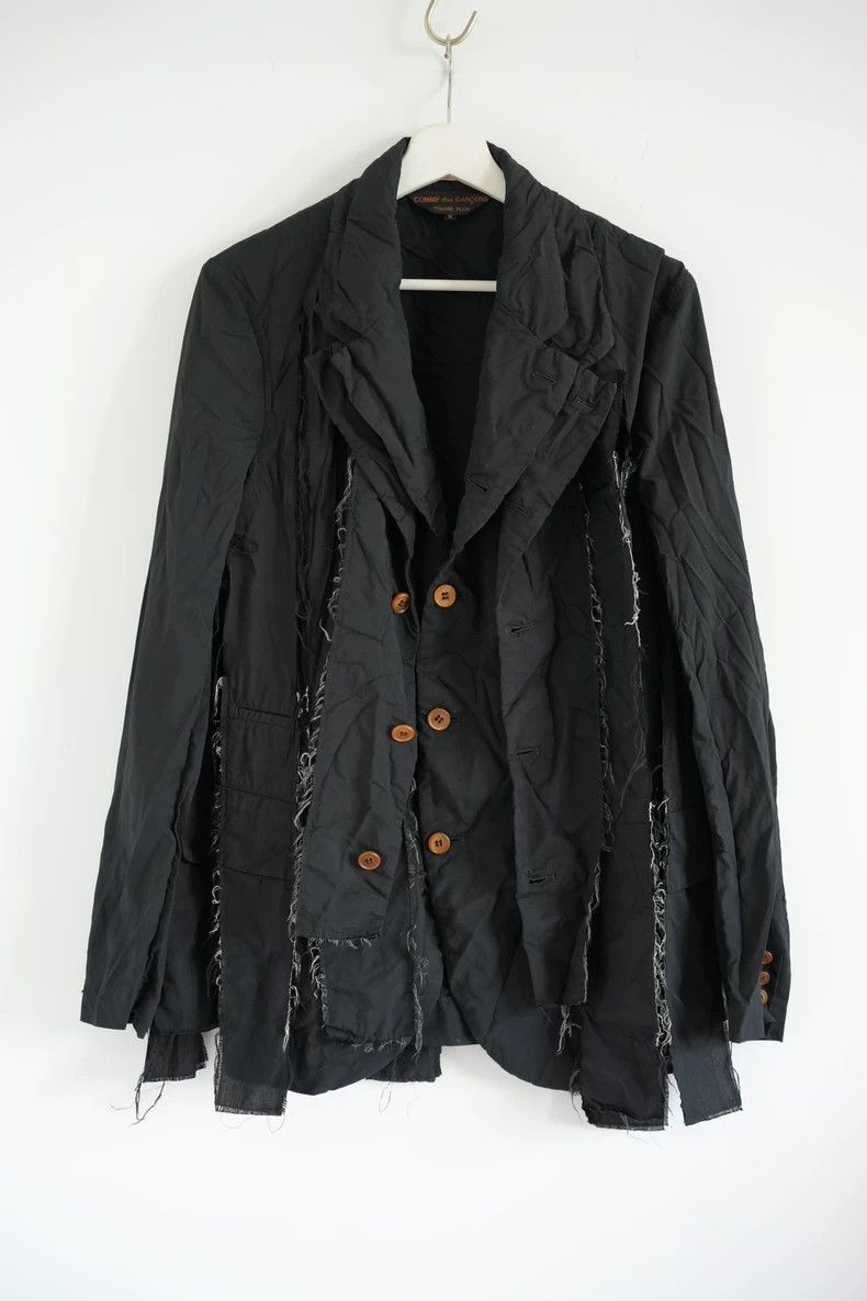 Comme des Garcons Comme des Garcons Double Ripped Blazer Size US M / EU 48-50 / 2 - 1 Thumbnail