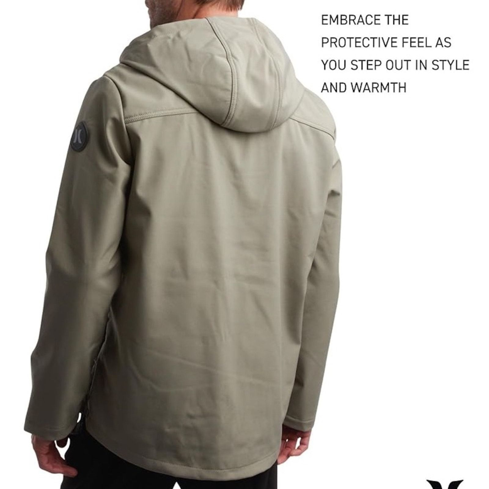 Hurley NEW HURLEY Olive Green Softshell Windproof Puff Jacket Coat Size US M / EU 48-50 / 2 - 15 Thumbnail