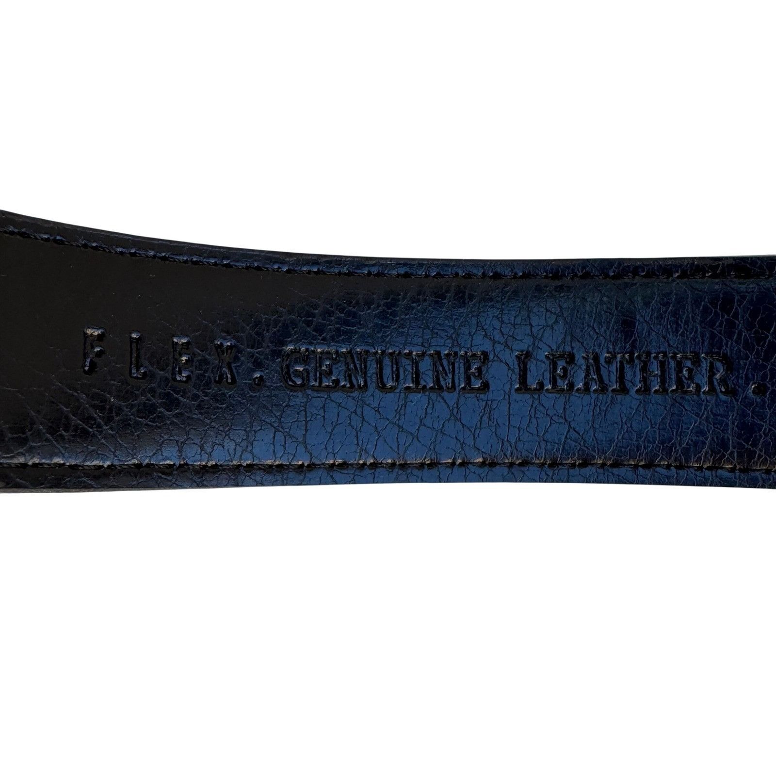 Other Flex Mens Vintage Ratchet Belt Dark Brown Genuine Leather Go Size ONE SIZE - 4 Thumbnail