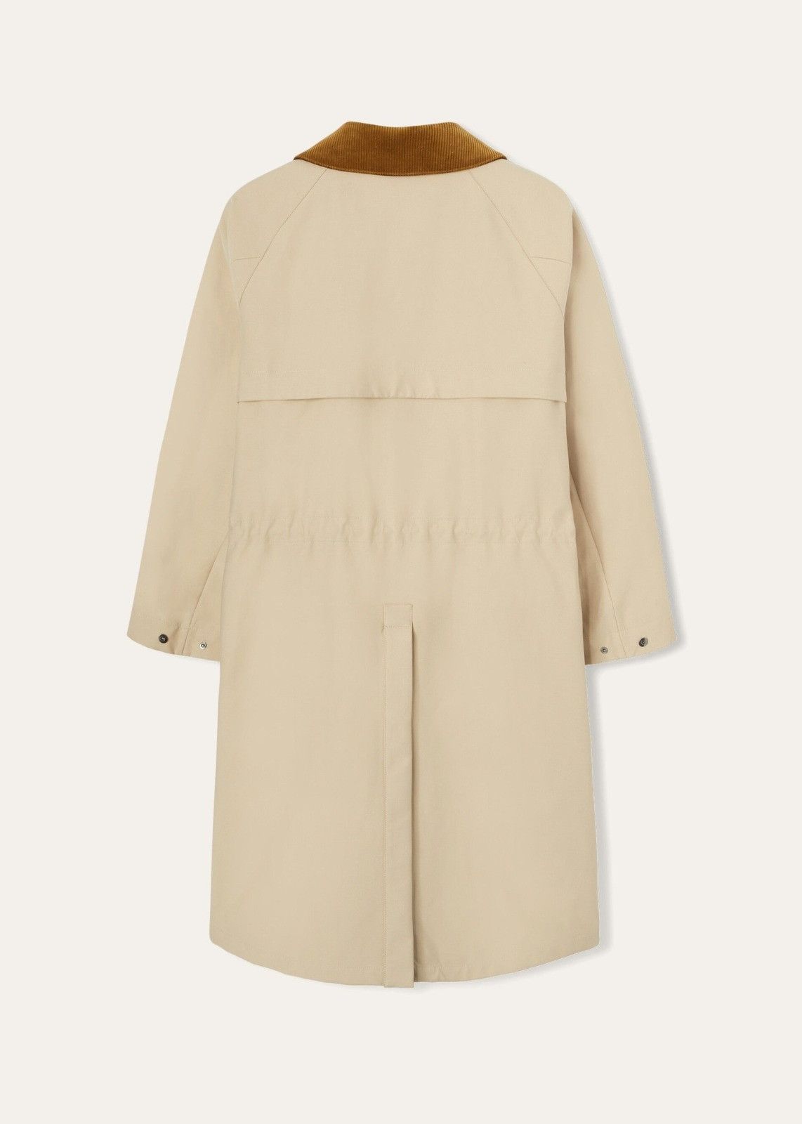 Loro Piana o1srvl11e1124 Horsey Plain Cotton Coat in Beige Size US M / EU 48-50 / 2 - 2 Thumbnail