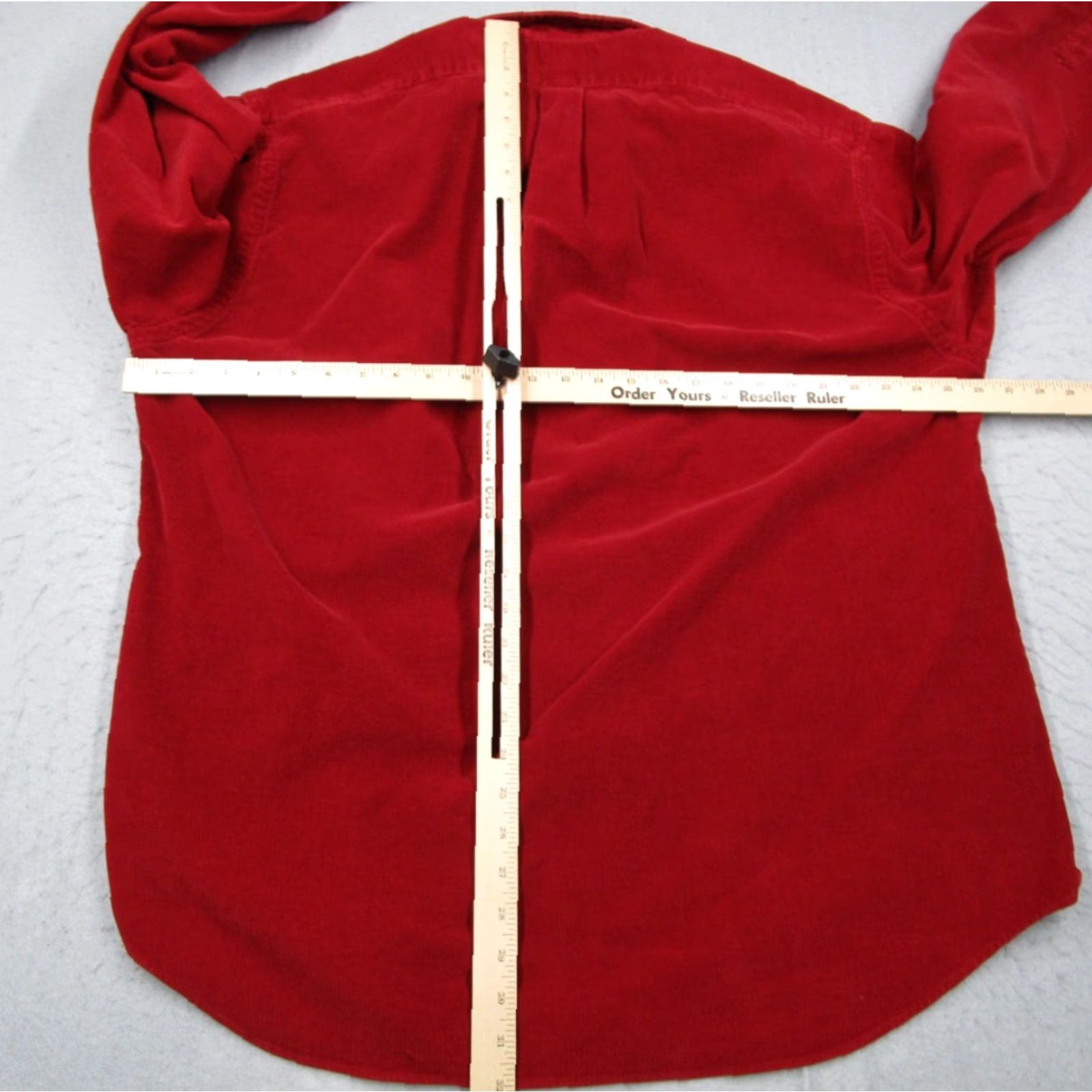 Ralph Lauren VINTAGE Ralph Lauren Shirt Mens XL Red Corduroy Button Up Blue Pony Y2K Size US XL / EU 56 / 4 - 4 Thumbnail