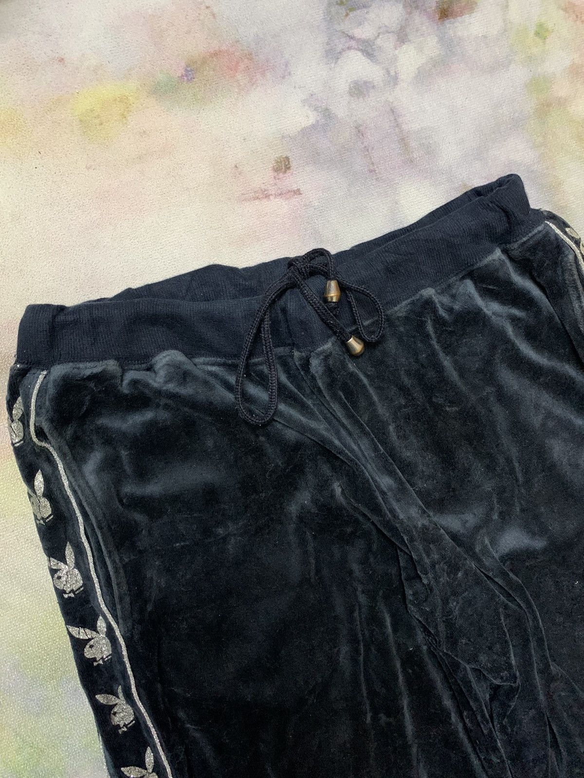 Playboy Velour PLAYBOY Side Tape Trademark Pants Size US 32 / EU 48 - 4 Thumbnail