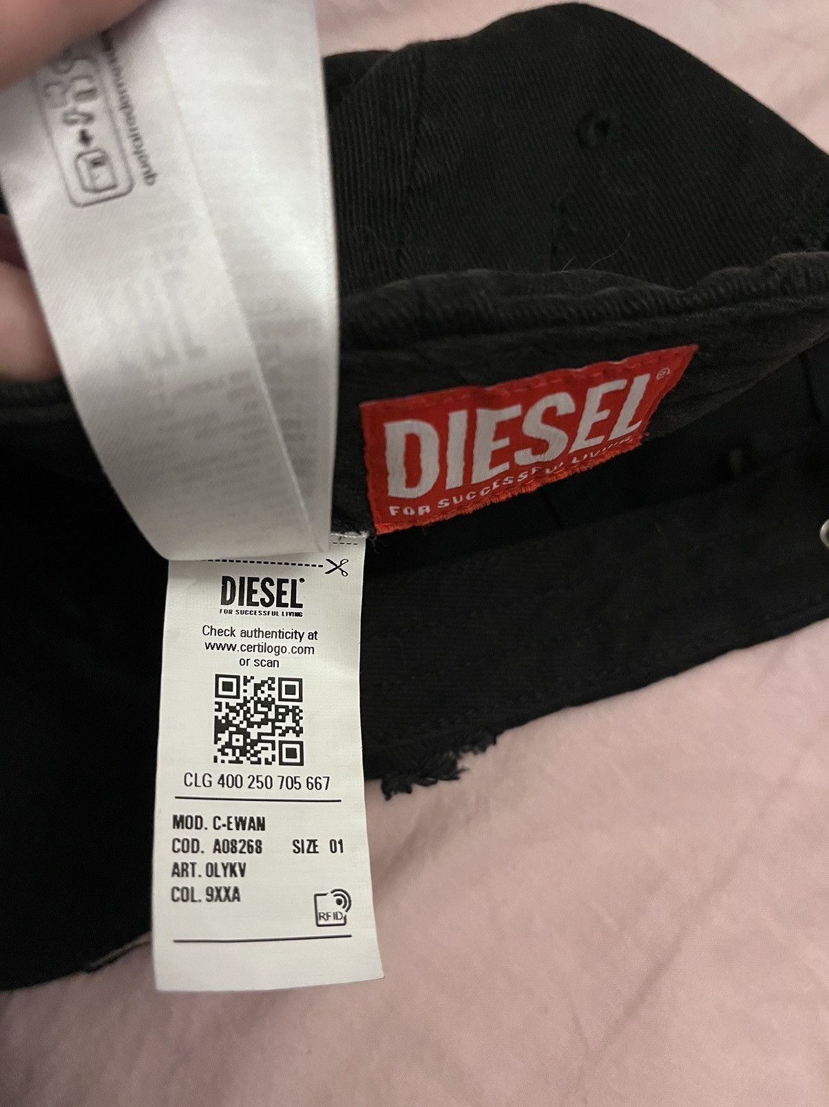 Diesel C-Ewan logo-print cap Size ONE SIZE - 7 Thumbnail