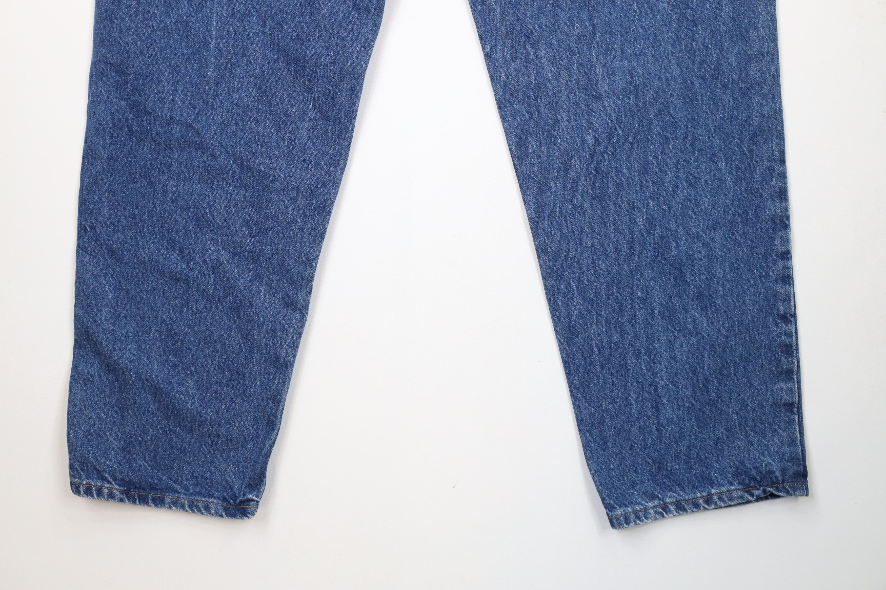 Carhartt × Vintage Vintage Y2K Carhartt Spell Out Tapered Leg Denim Jeans Blue Size US 44 / EU 60 - 12 Thumbnail