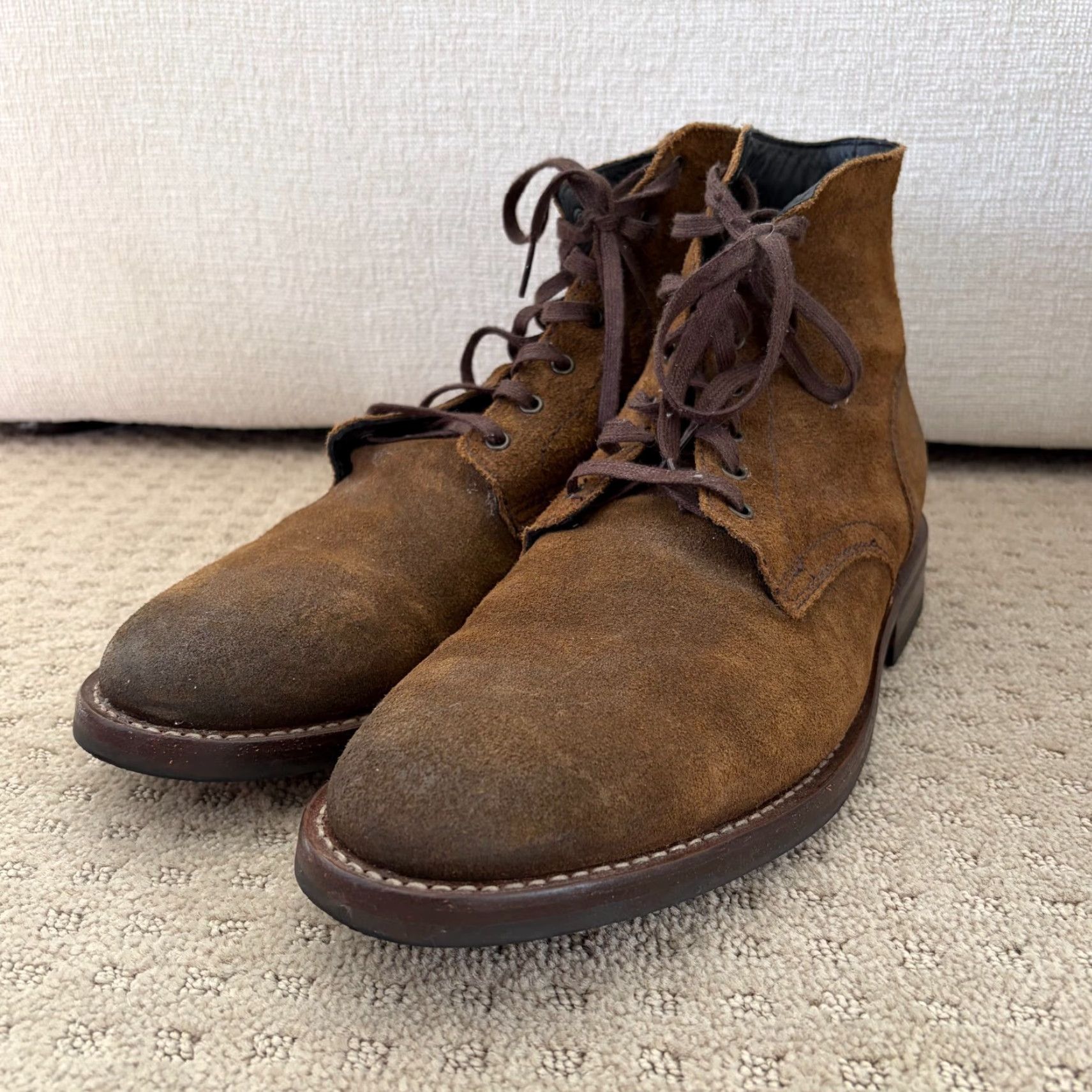 Thursday Boot Company Thursday Boot Company President Everyday Boots Mocha Suede Lace Up Men US 12 Size US 12 / EU 45 - 5 Thumbnail