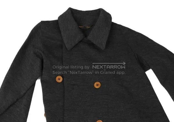 Comme des Garcons Comme des Garcons Dark gray vintage inclined placket desig Size M / US 6-8 / IT 42-44 - 4 Thumbnail