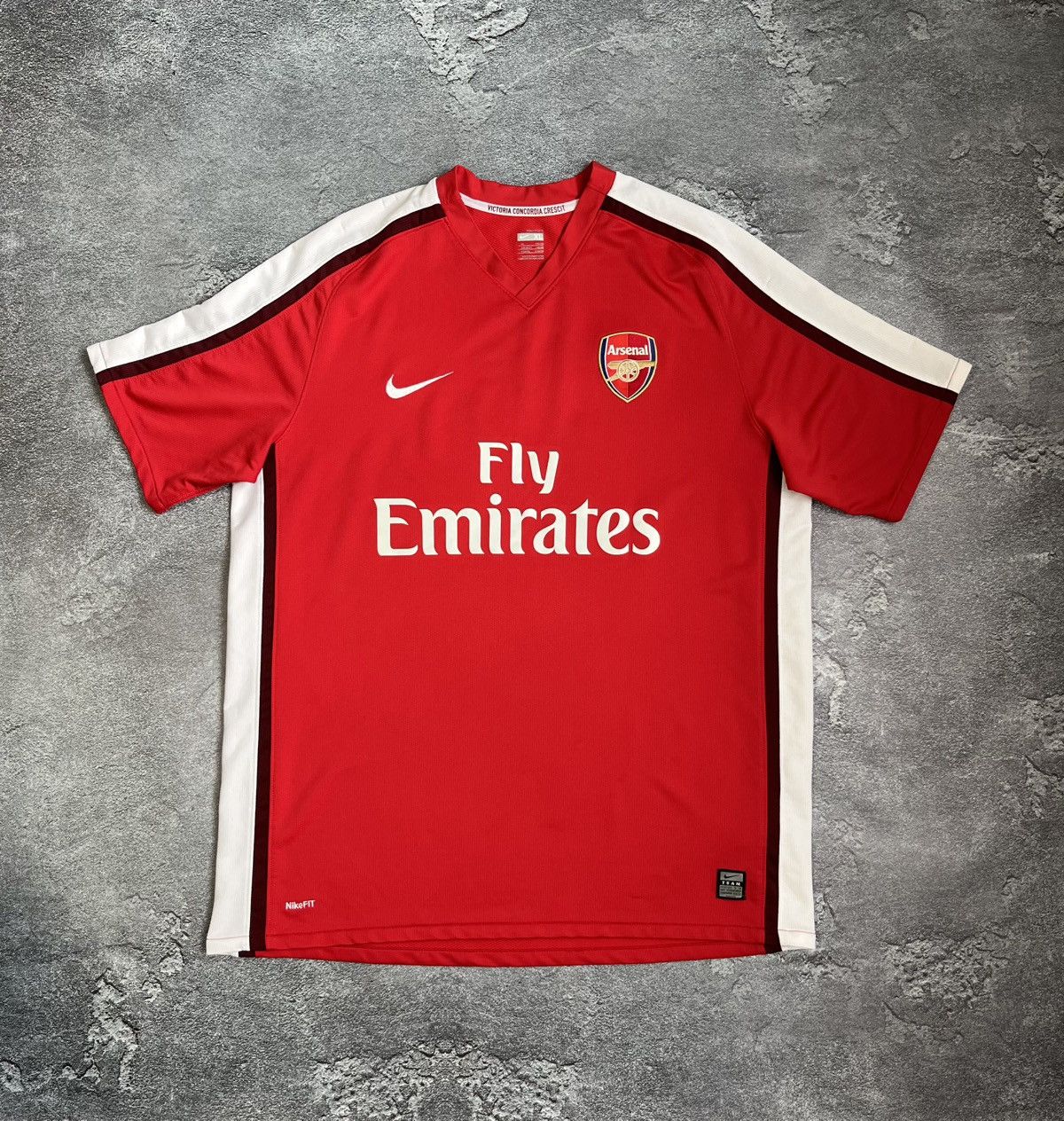 Nike Vintage 2008-2010 Nike Arsenal Home Jersey Shirt Size US XL / EU 56 / 4 - 1 Thumbnail