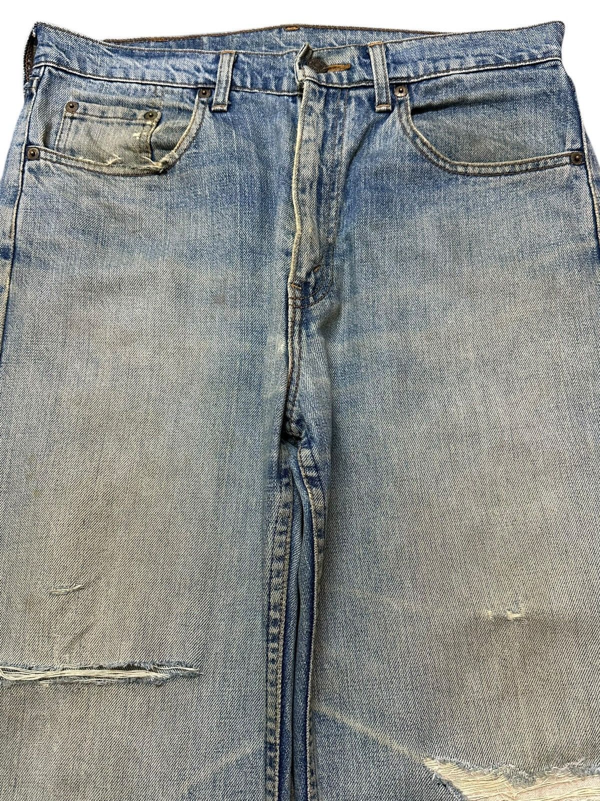 Levi's Vintage 90s Levis 509 Mud Wash Faded Distressed Baggy Jeans Size US 32 / EU 48 - 3 Thumbnail