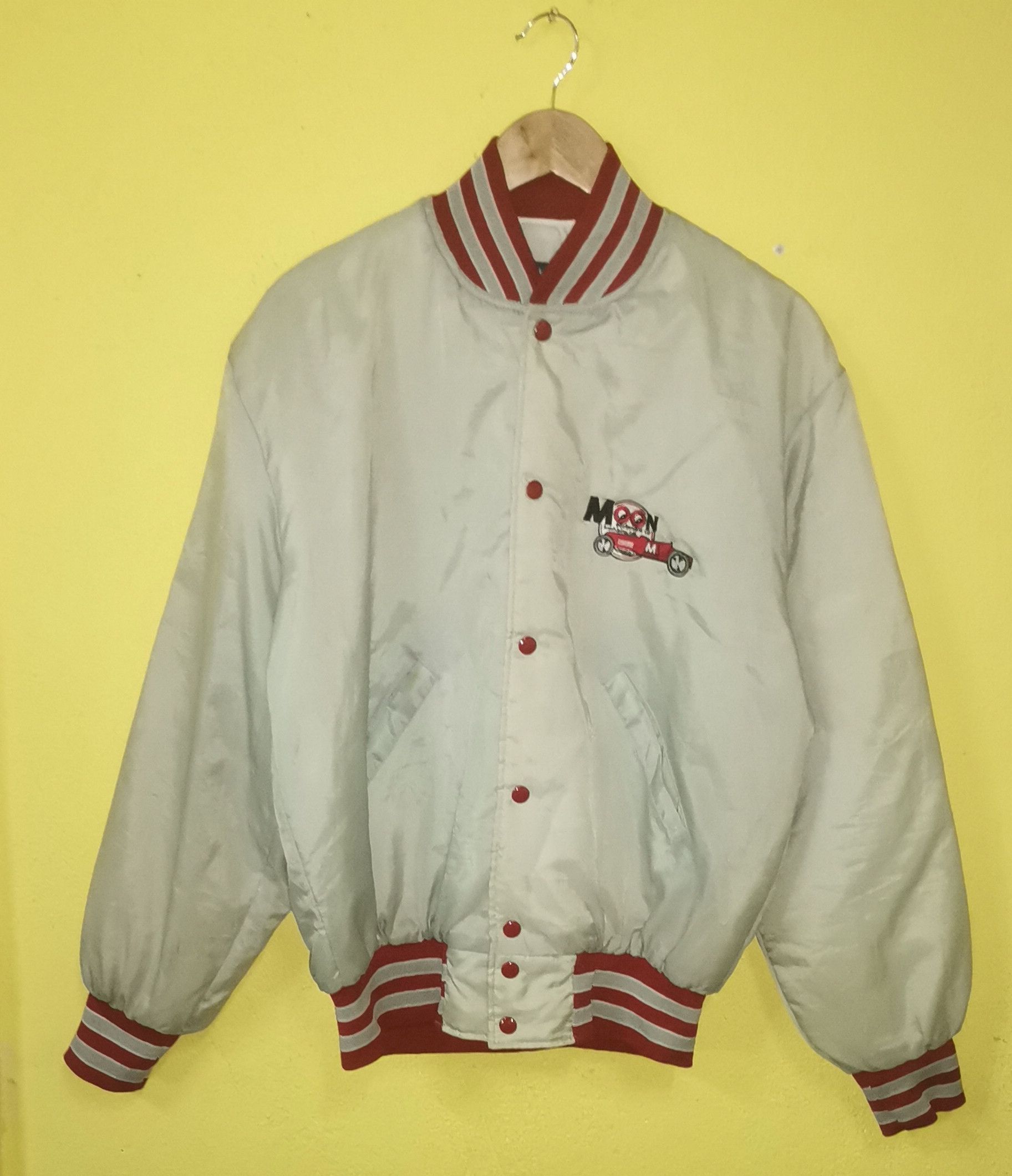 Vintage Bomber jacket moon eyes vintage 90s Size US L / EU 52-54 / 3 - 1 Thumbnail