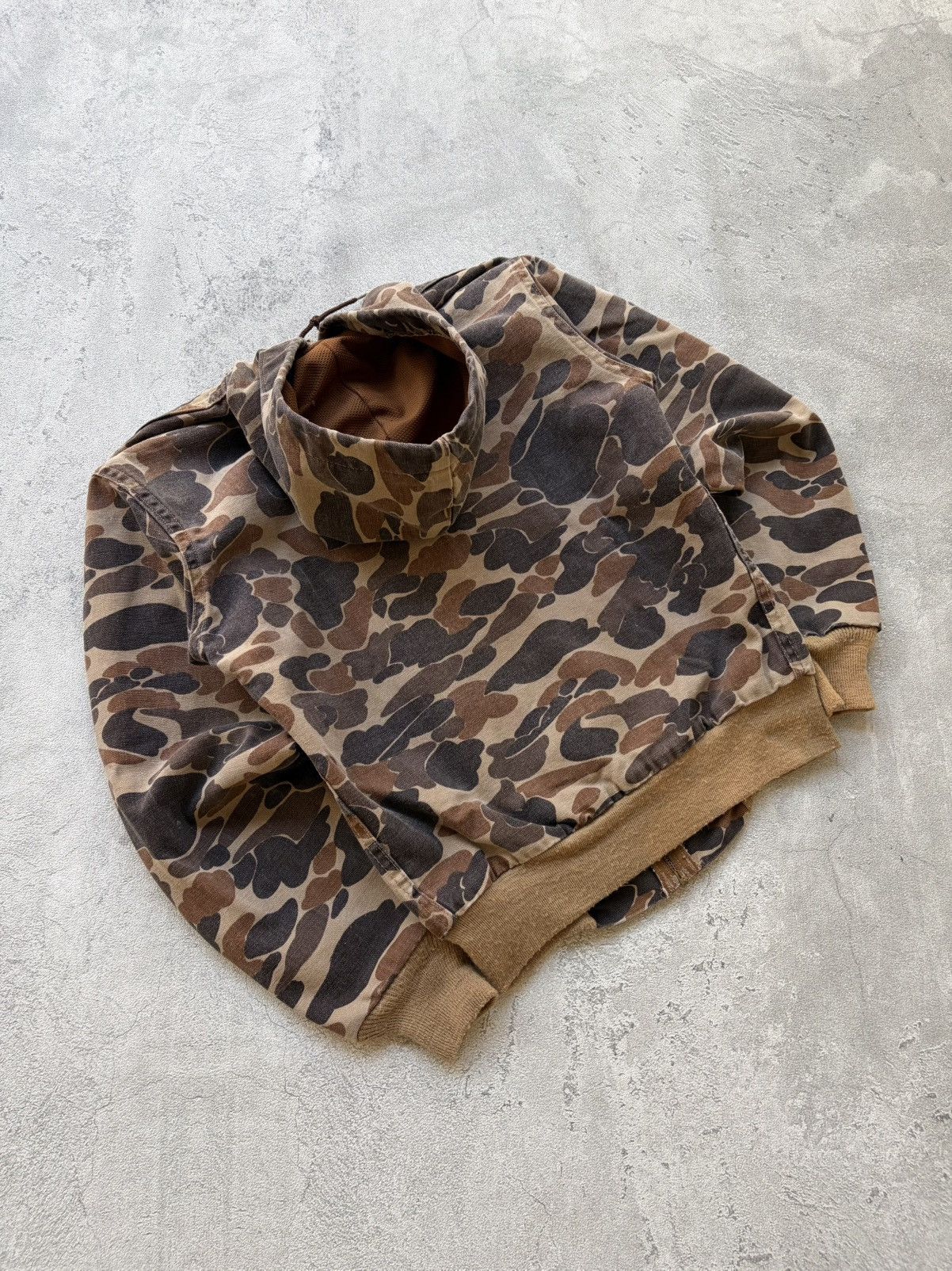 Carhartt VINTAGE 80’s CARHARTT ACTIVE JR123 CAMO JACKET BAPE LOOKS Size US S / EU 44-46 / 1 - 8 Thumbnail
