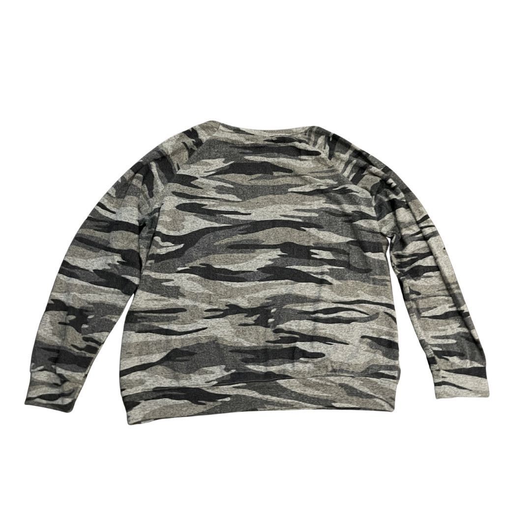 Buffalo David Bitton Gray Camouflage Crewneck Sweater Size XL Casual Streetwear Size XL / US 12-14 / IT 48-50 - 2 Thumbnail