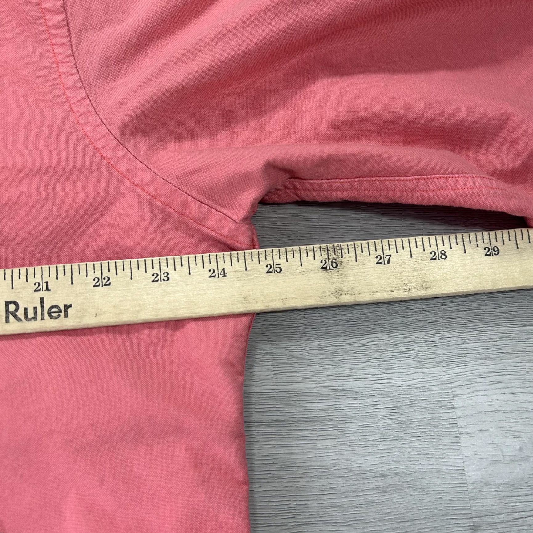 Brooks Brothers Brooks Brothers Shirt Mens Large Pink Solid Long Sleeve Button Up Cotton Casual Size US L / EU 52-54 / 3 - 7 Thumbnail