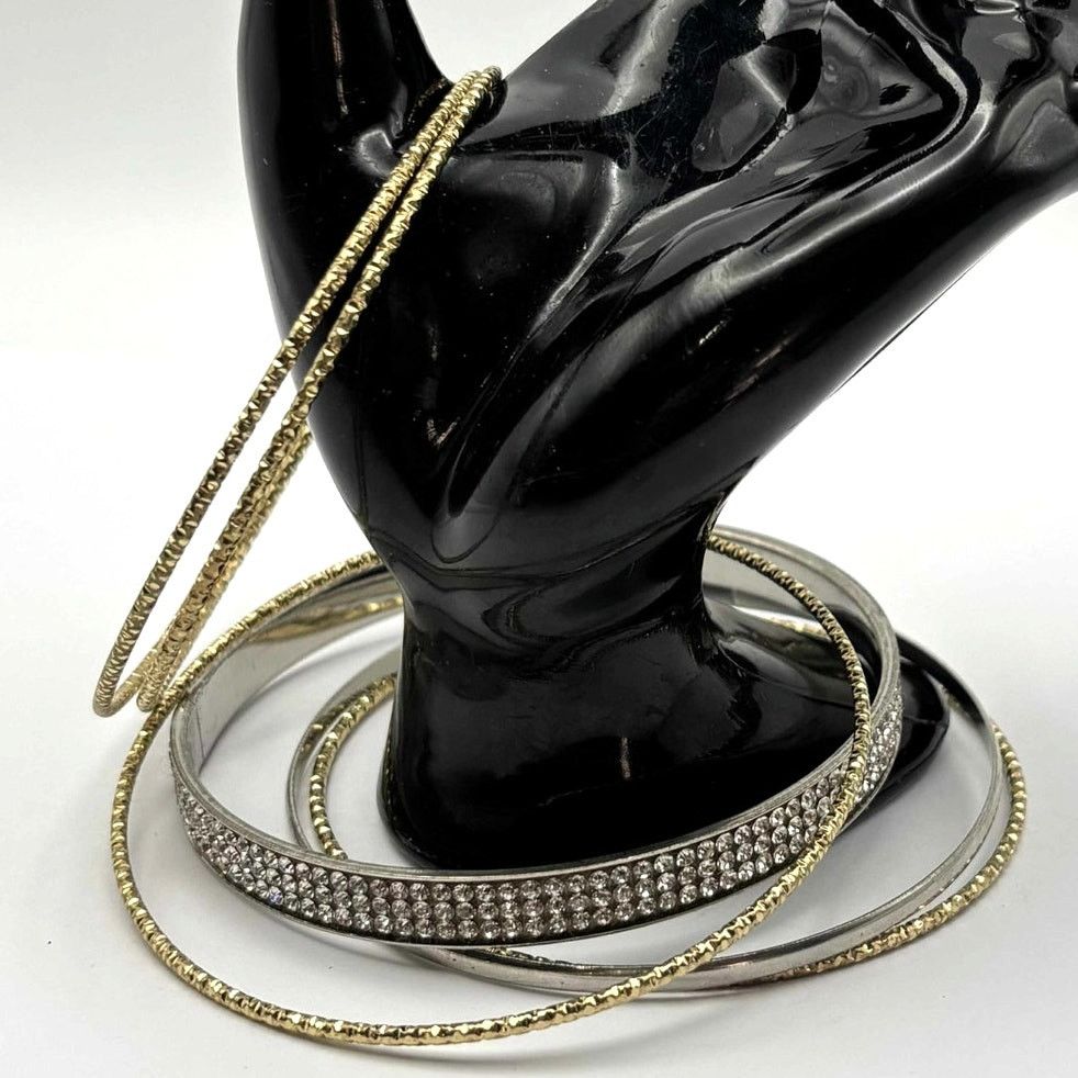 Other Gold & Silver Crystal Bracelet Bundle Size ONE SIZE - 1 Thumbnail