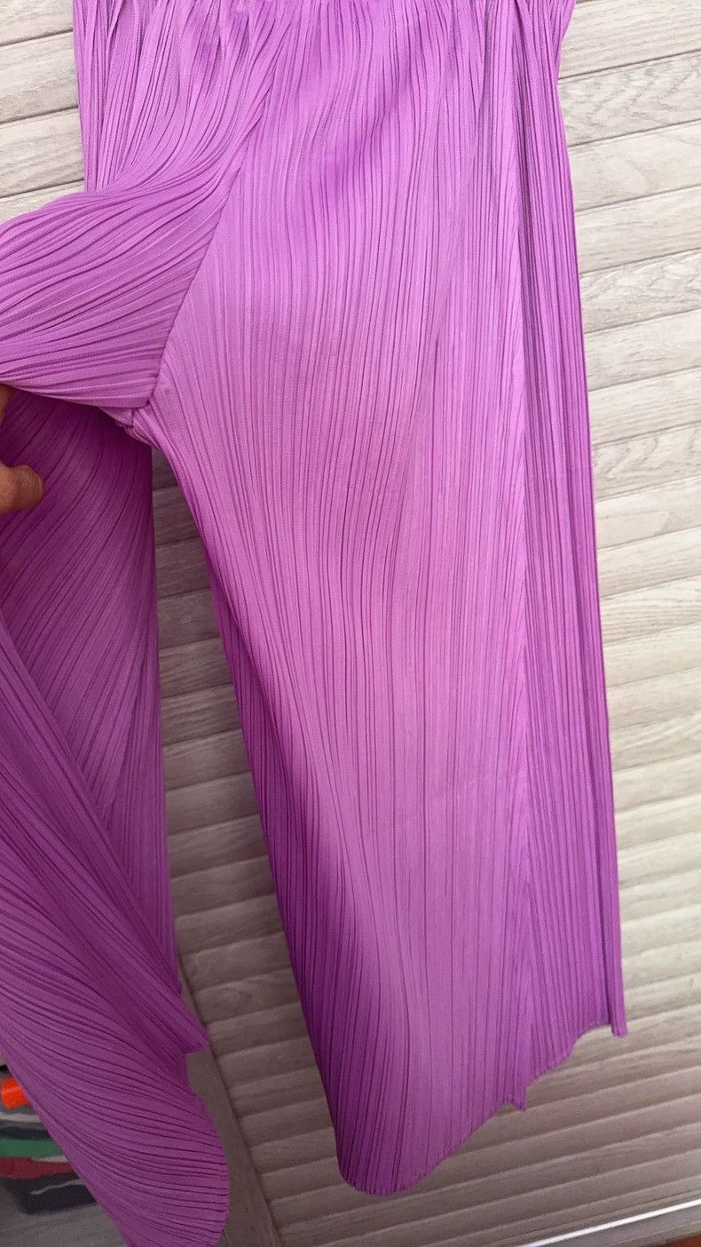 Issey Miyake issey miyake size:3 Pink and purple trousers 2506-Nextarro Size 42" / US 20 - 5 Thumbnail