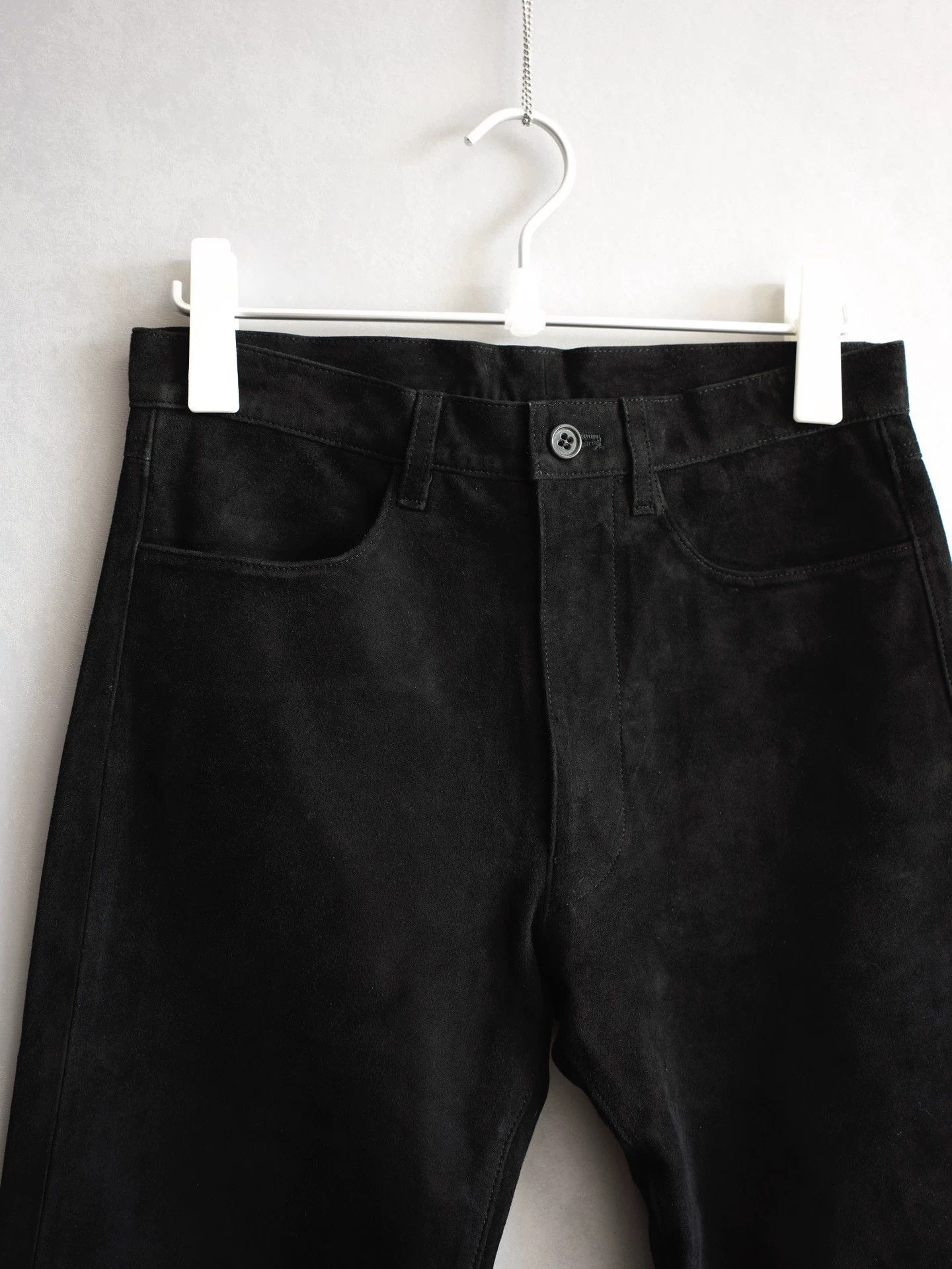 Yohji Yamamoto Yohji Yamamoto 03AW Black Lambskin Trousers Size US 32 / EU 48 - 3 Thumbnail