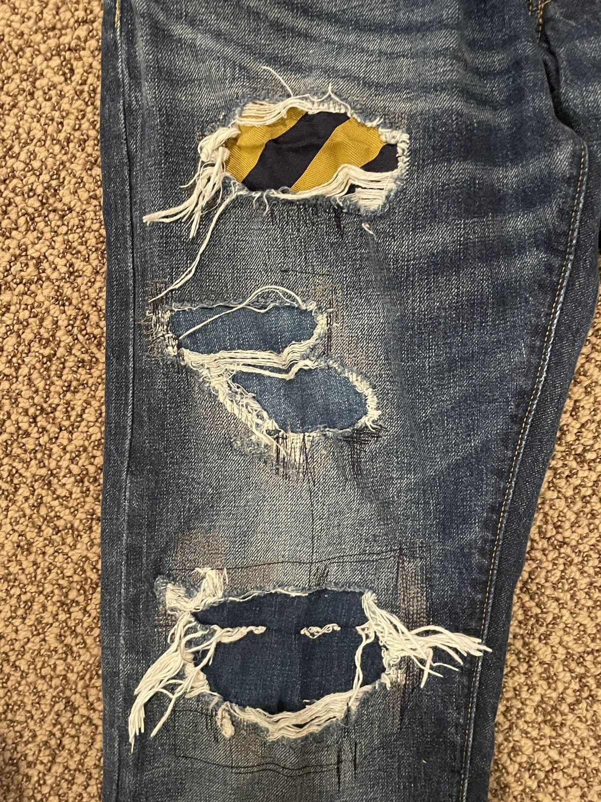 Polo Ralph Lauren × Vintage Polo Ralph Lauren Varick Slim Straight Academy Vintage Jeans Size US 30 / EU 46 - 3 Thumbnail