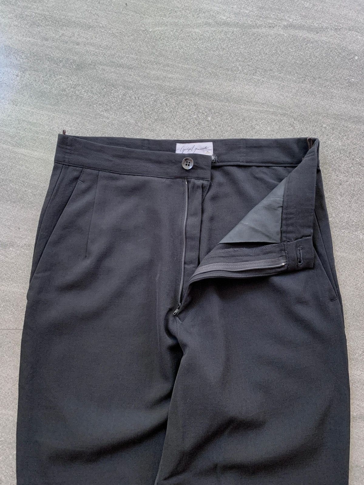 Yohji Yamamoto FREE TAX! Ys Wool Balloon Cropped Trousers Size US 30 / EU 46 - 4 Thumbnail
