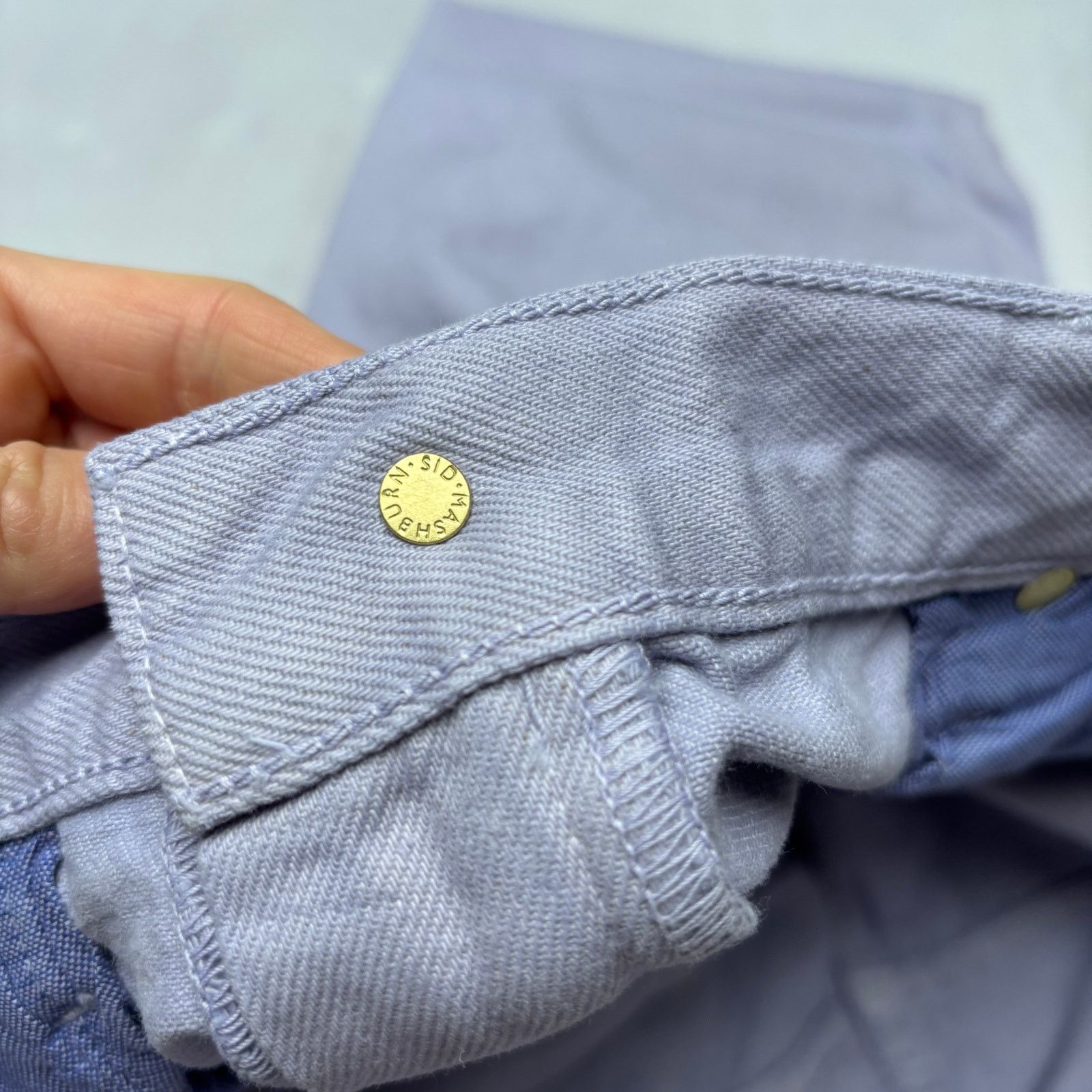 Sid Mashburn Sid Mashburn Straight Leg Jeans 36x30 Purple Denim 5 Pocket Size US 36 / EU 52 - 8 Thumbnail