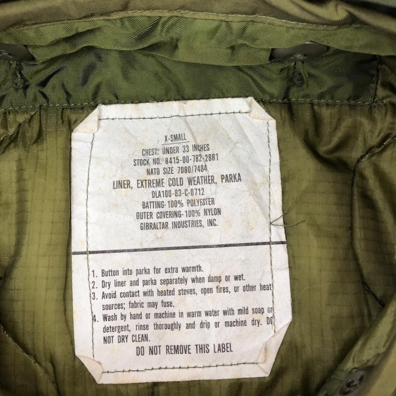 Other Vintage GIBRALTAR NATO MILITARY Fishtail Parka Jacket Size XS / US 0-2 / IT 36-38 - 5 Thumbnail