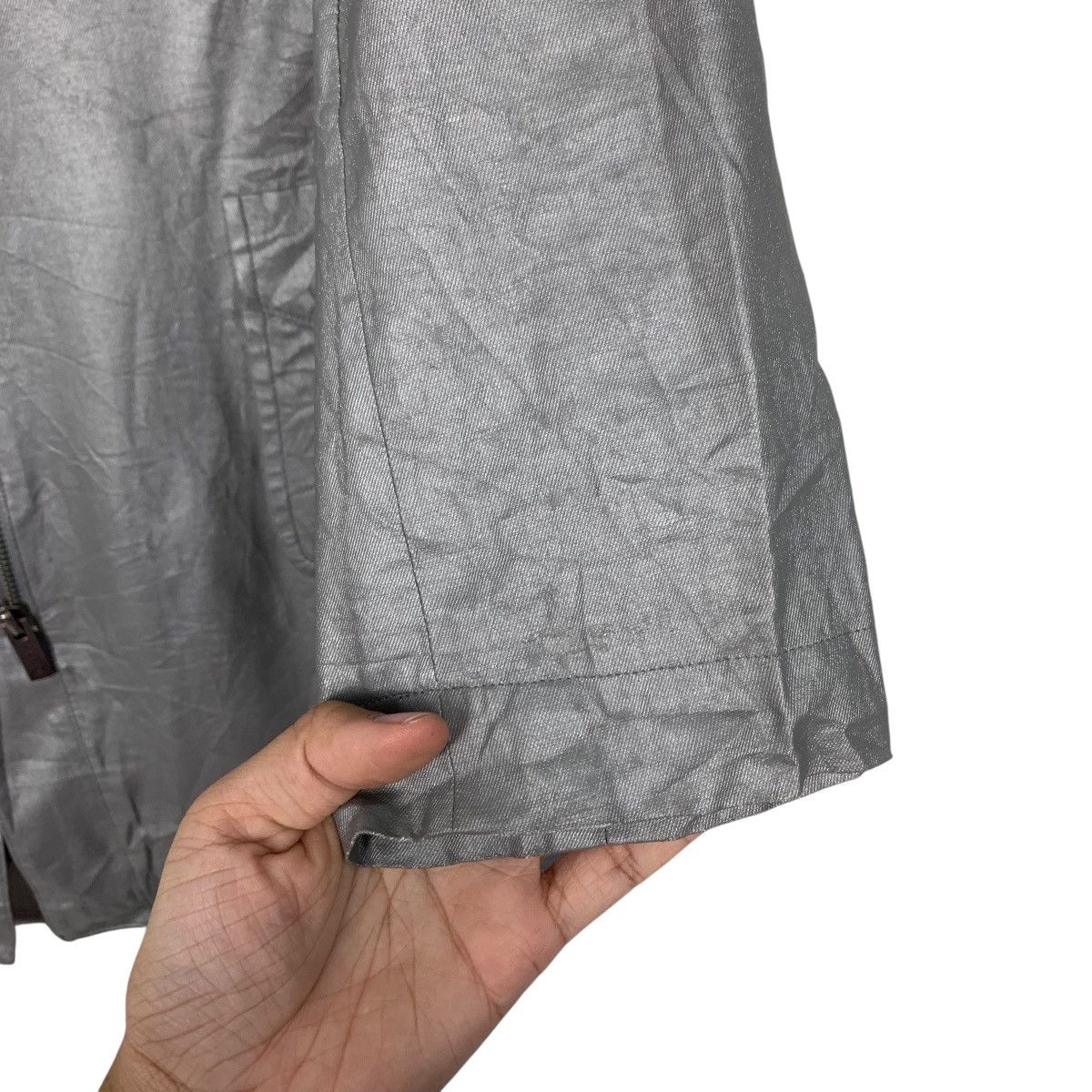 Theory THEORY LUXE Silver Grey Linen Jacket #2804-C127 Size M / US 6-8 / IT 42-44 - 8 Thumbnail