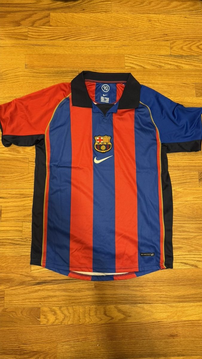 Nike Nike FC Barcelona Jersey 90s Size US M / EU 48-50 / 2 - 1 Thumbnail