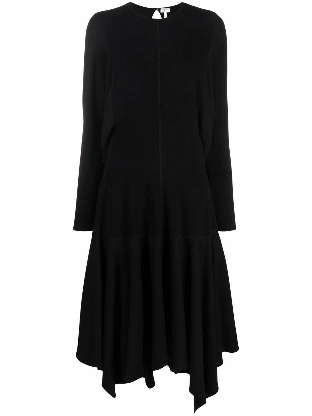 o1y1025 Midi Dress in Black
