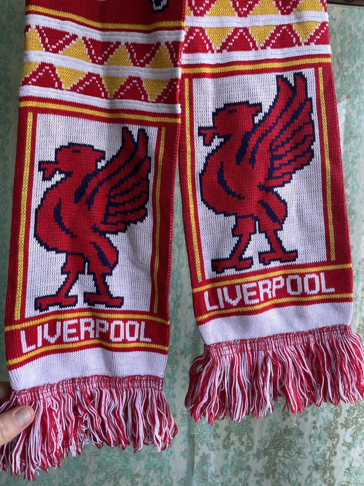 Vintage Vintage Liverpool Mighty Reds Walk On Football Soccer Scarf Size ONE SIZE - 2 Thumbnail