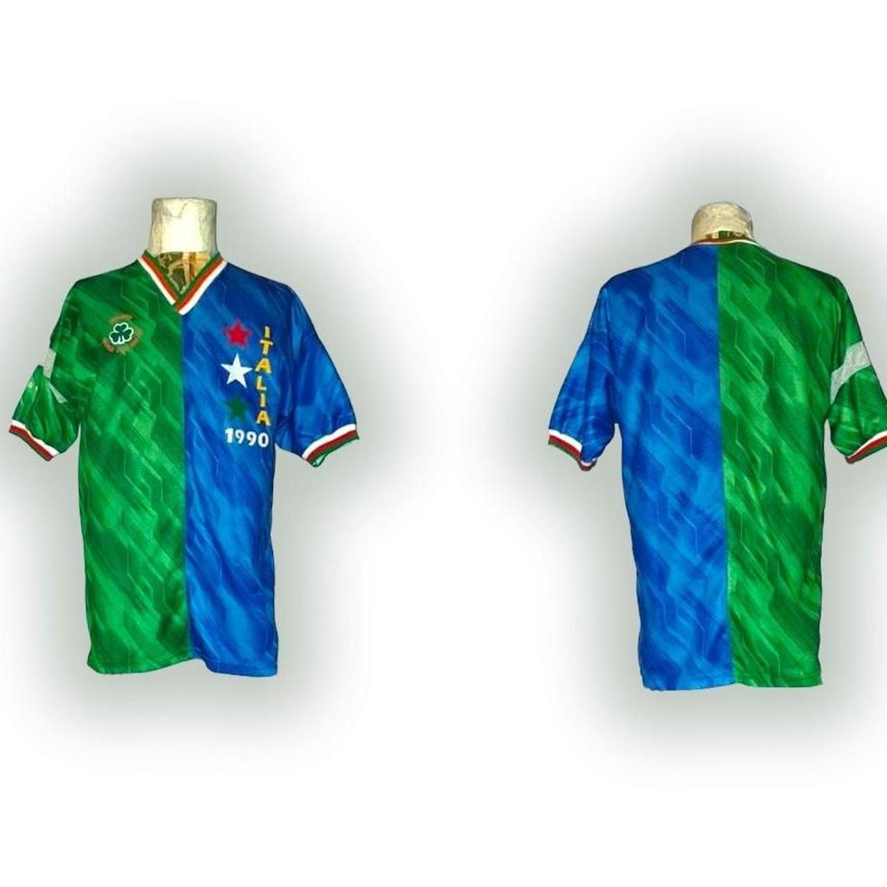 Other Ireland VS Italy 1990 Fan Shirt Jersey Size US L / EU 52-54 / 3 - 2 Thumbnail