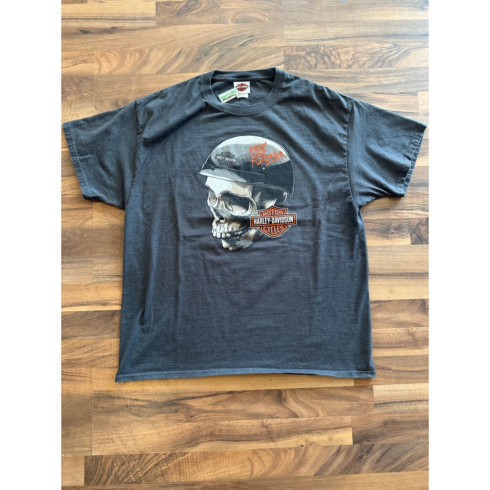 Harley Davidson Tripps Harley Davidson Skull Head with Helmet Size XL Size US XL / EU 56 / 4 - 1 Thumbnail