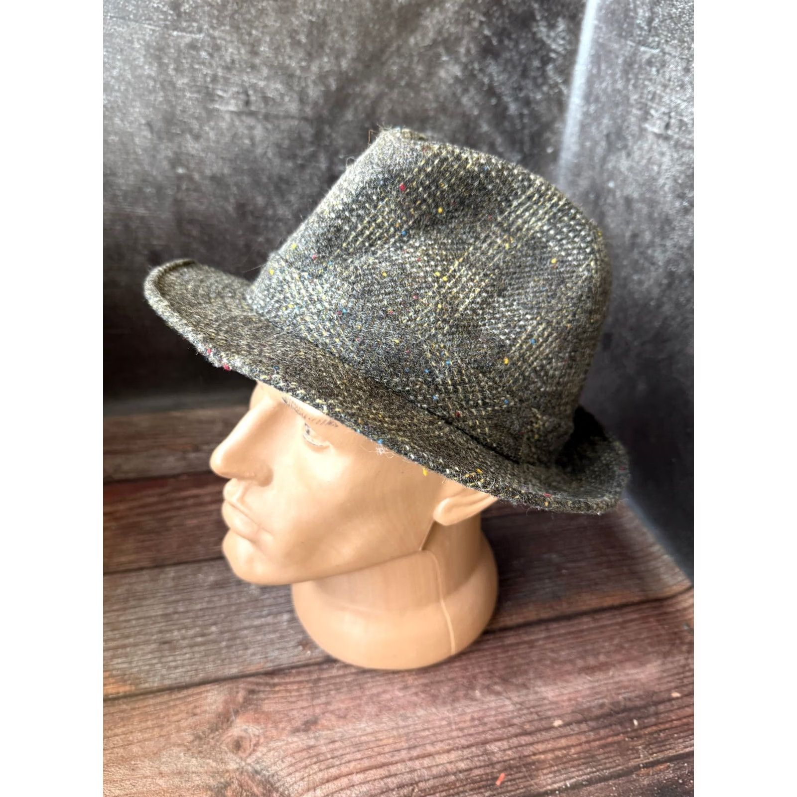 Vintage Vintage Chic Fedora Hat size 59cm Wool Size ONE SIZE - 2 Thumbnail