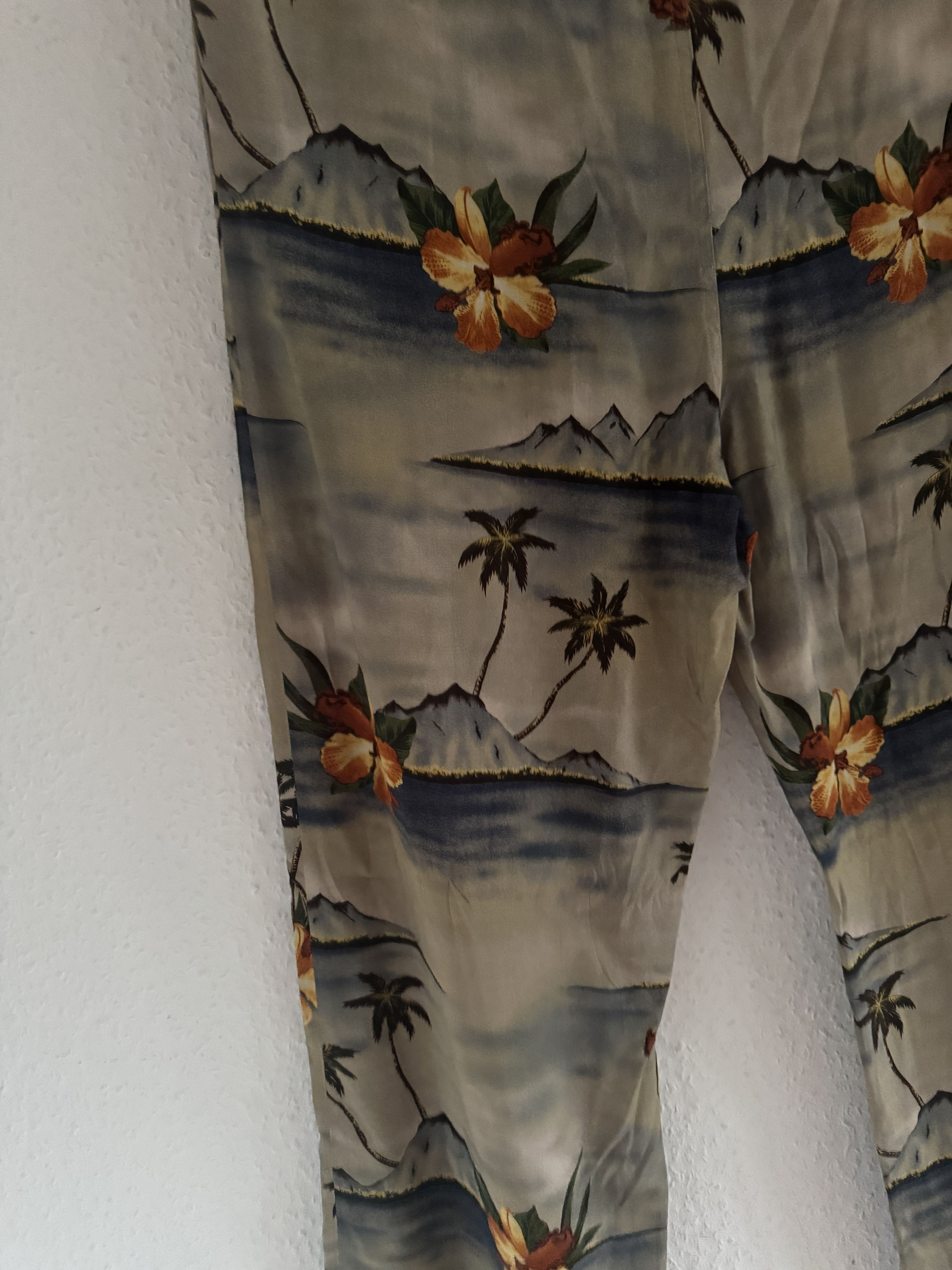 Celine Palm Tree Hawaiian Print Pants Size US 34 / EU 50 - 13 Thumbnail