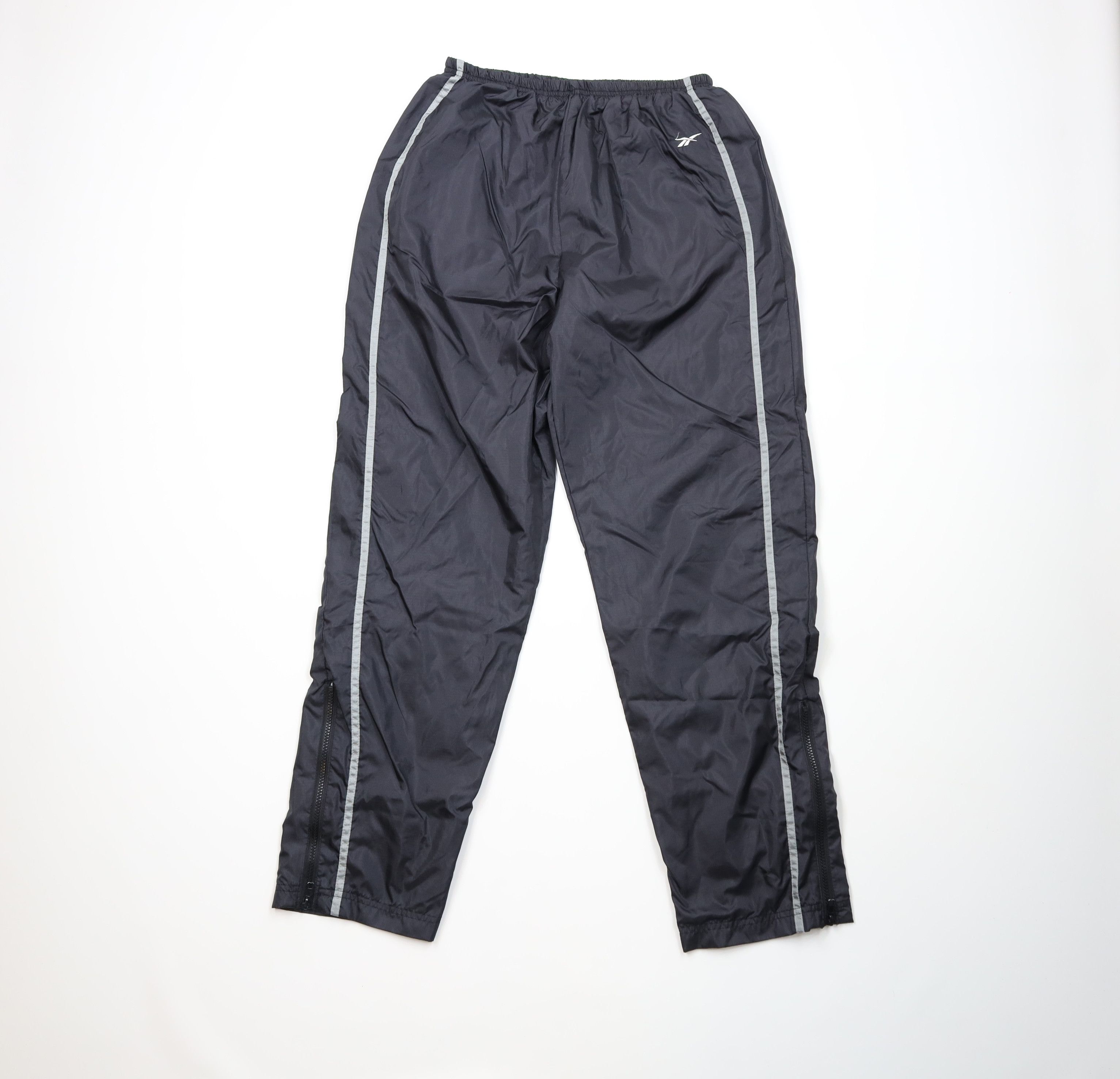 Reebok Vintage 90s Reebok Logo Lined Ripstop Windbreaker Pants Blue Size US 36 / EU 52 - 1 Thumbnail