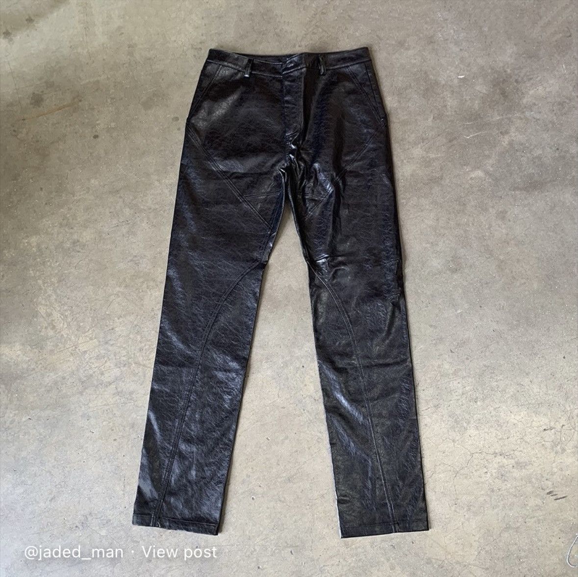 Jaded London Leather Pants