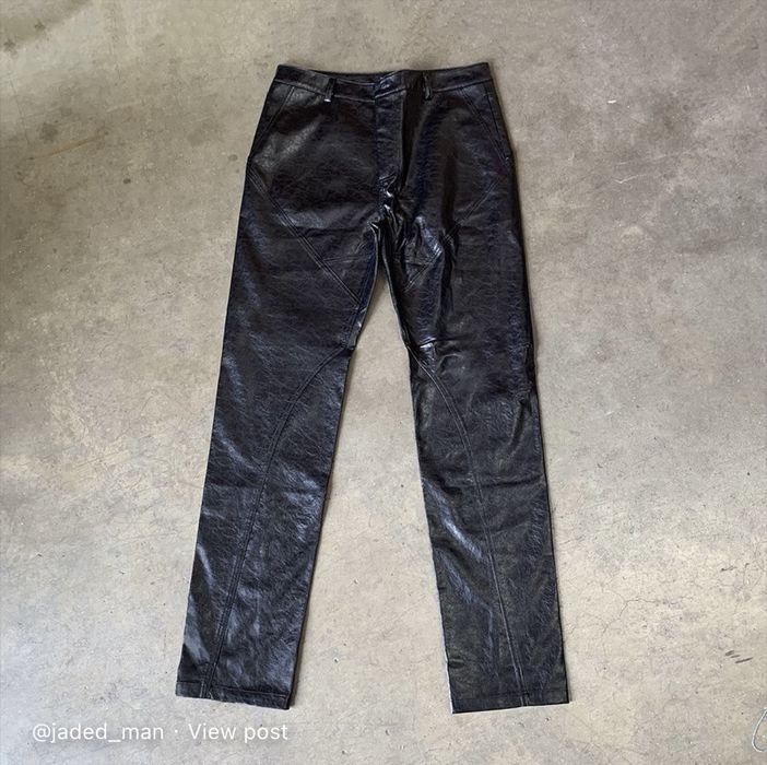 Designer Jaded London Leather Pants