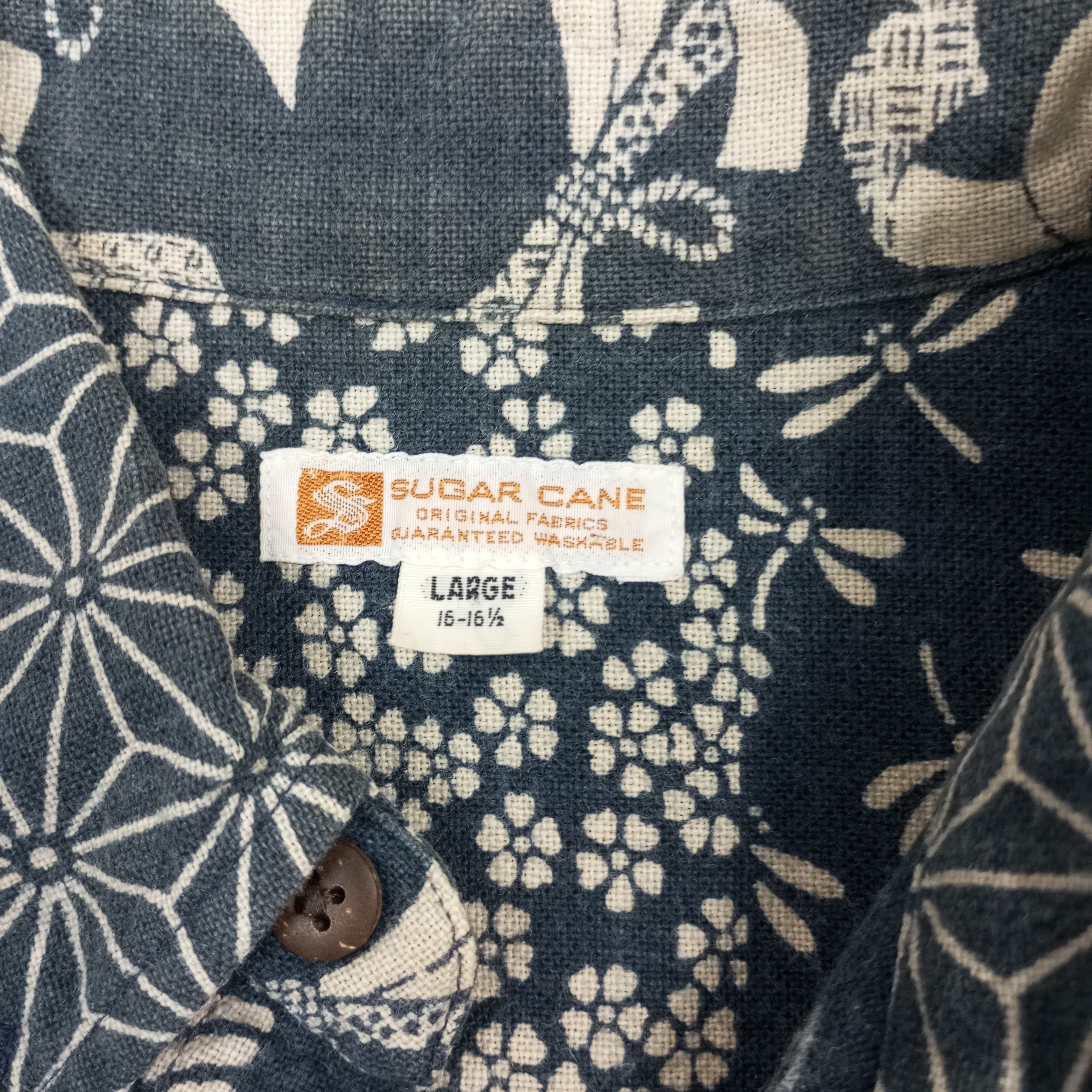 Japanese Brand × Sugar Cane × Vintage Sugar Cane Fashion Style Design Japanese Brand Shirt Size US L / EU 52-54 / 3 - 6 Thumbnail