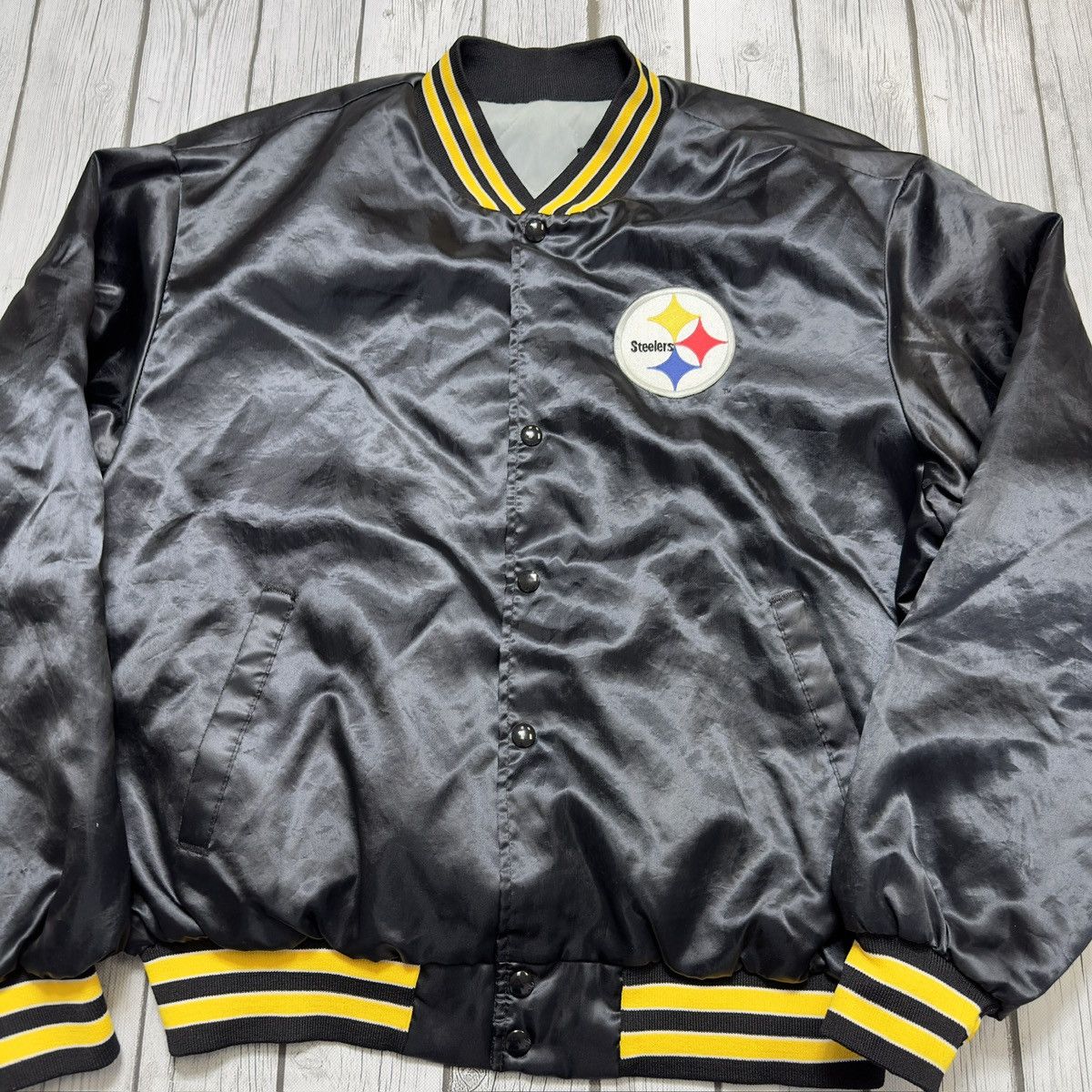 NFL × Vintage Vintage Pittsburgh Steelers jacket Size US XL / EU 56 / 4 - 4 Thumbnail
