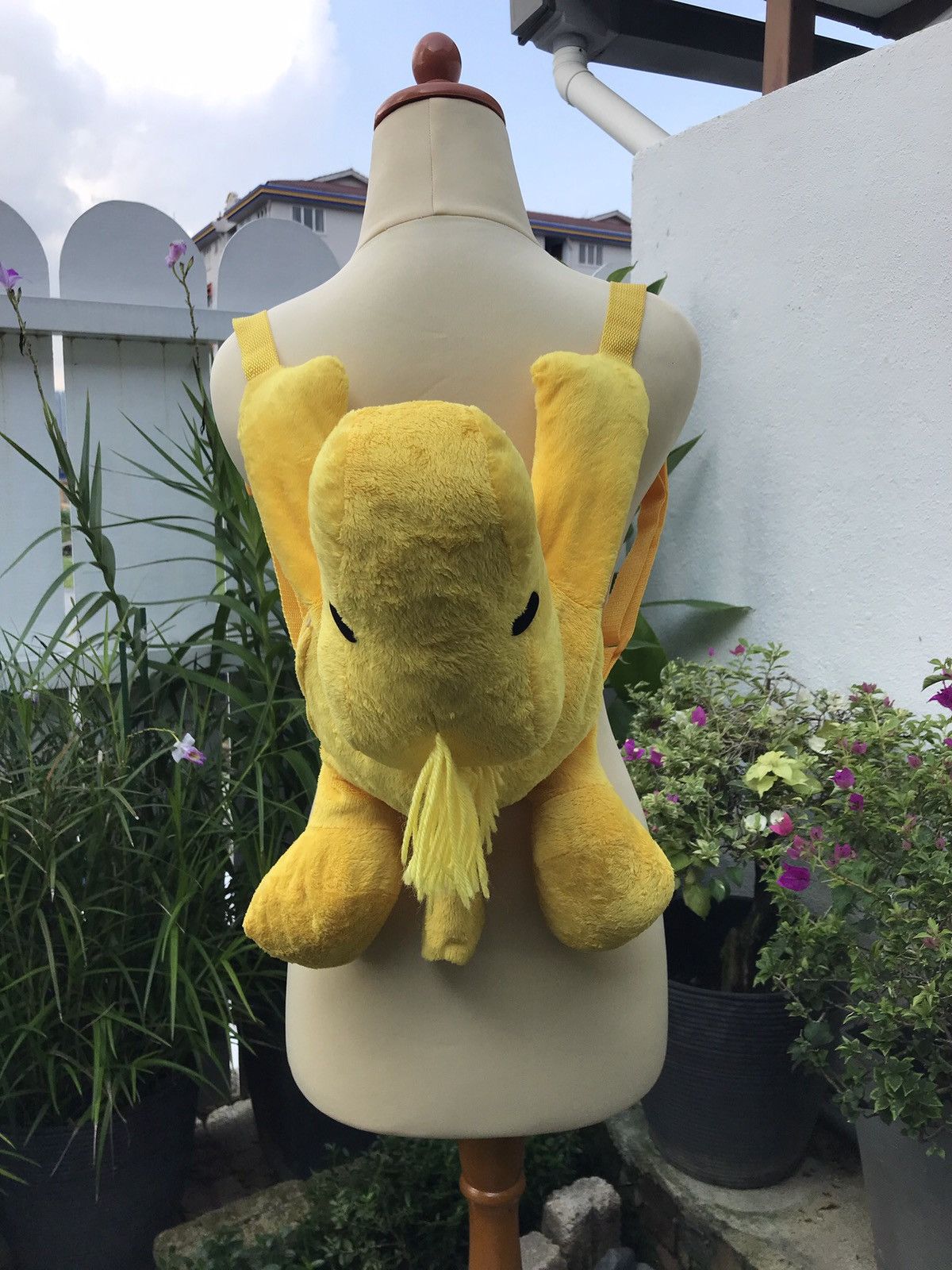 Japanese Brand VINTAGE WOODSTOCK PEANUTS PLUSH BACKPACK Size ONE SIZE - 5 Thumbnail