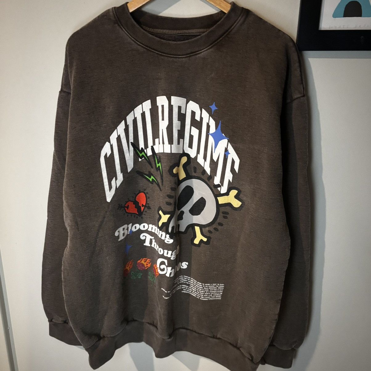 Civil Regime Civil Regime Sweatshirt Mens Gym Brown Size US XL / EU 56 / 4 - 1 Thumbnail