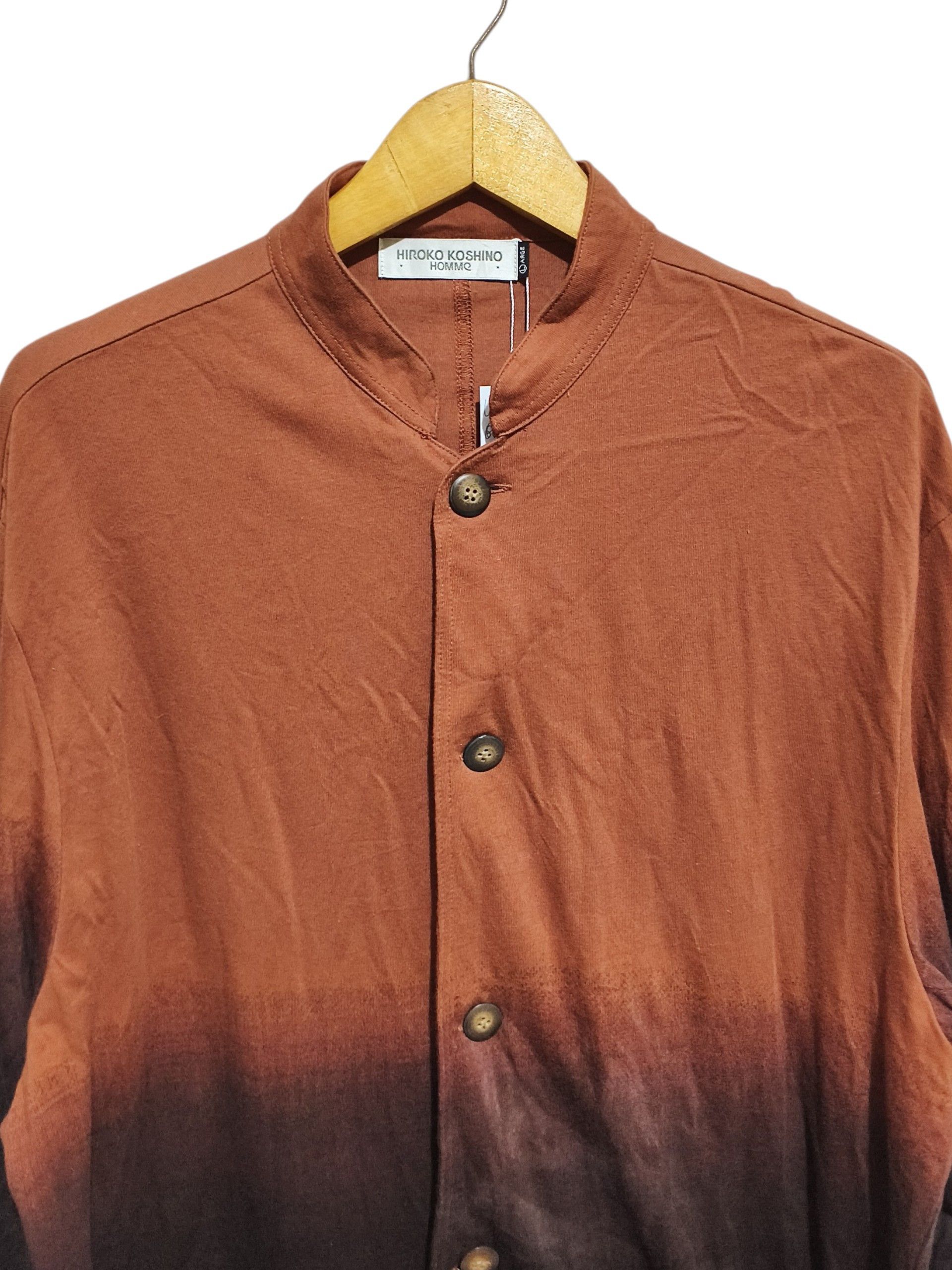 Hiroko Koshino Homme Hiroko Koshino Homme Ombre Fade Jacket Japanese Avant Garde Size US L / EU 52-54 / 3 - 3 Thumbnail