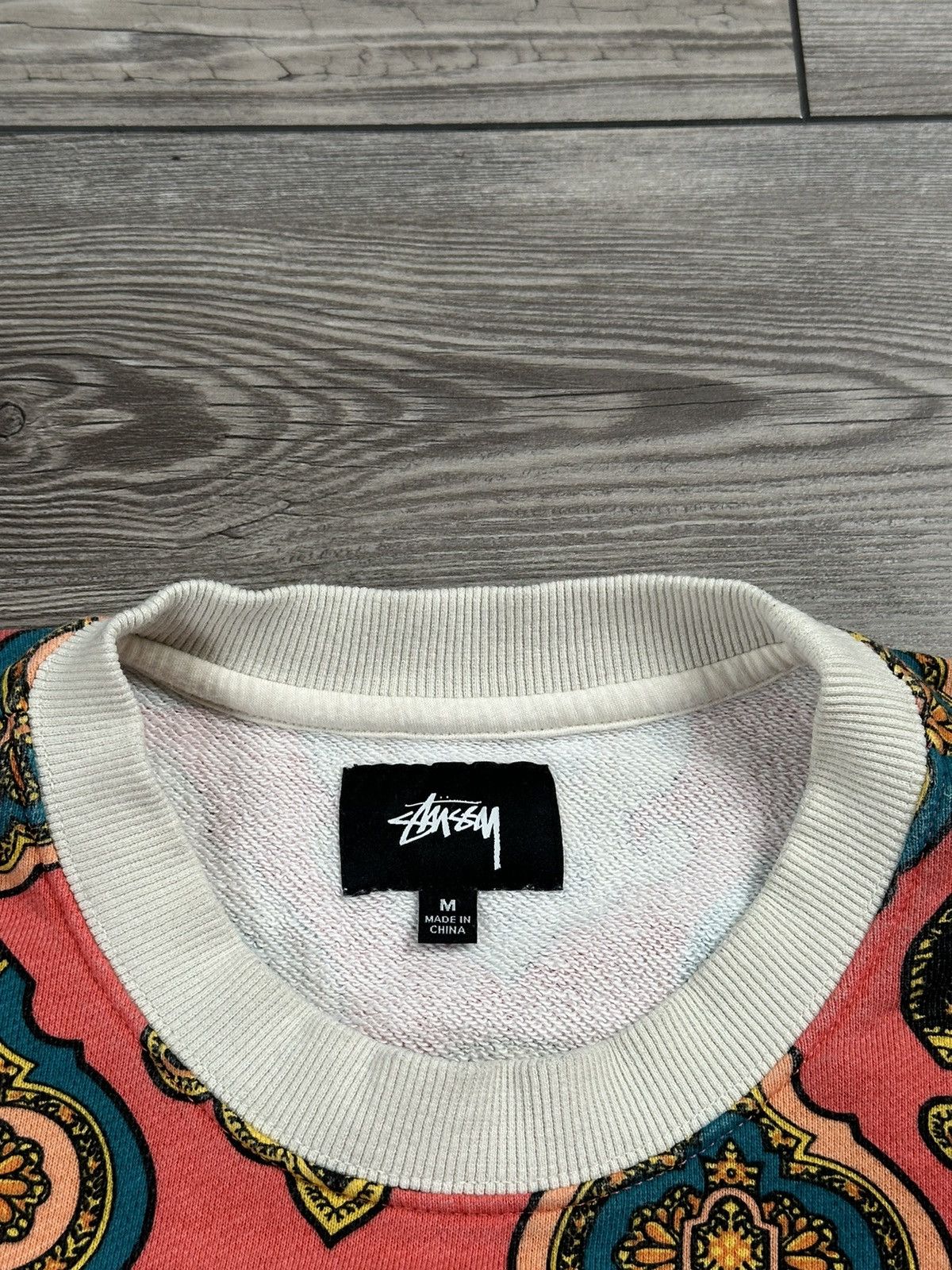 Stussy × Vintage Stussy Paisley Crewneck Size US M / EU 48-50 / 2 - 6 Thumbnail