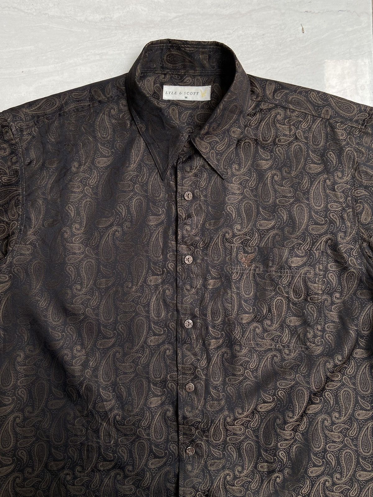 Designer × Lyle & Scott LYLE & SCOTT Motive Shirt Size US S / EU 44-46 / 1 - 8 Thumbnail
