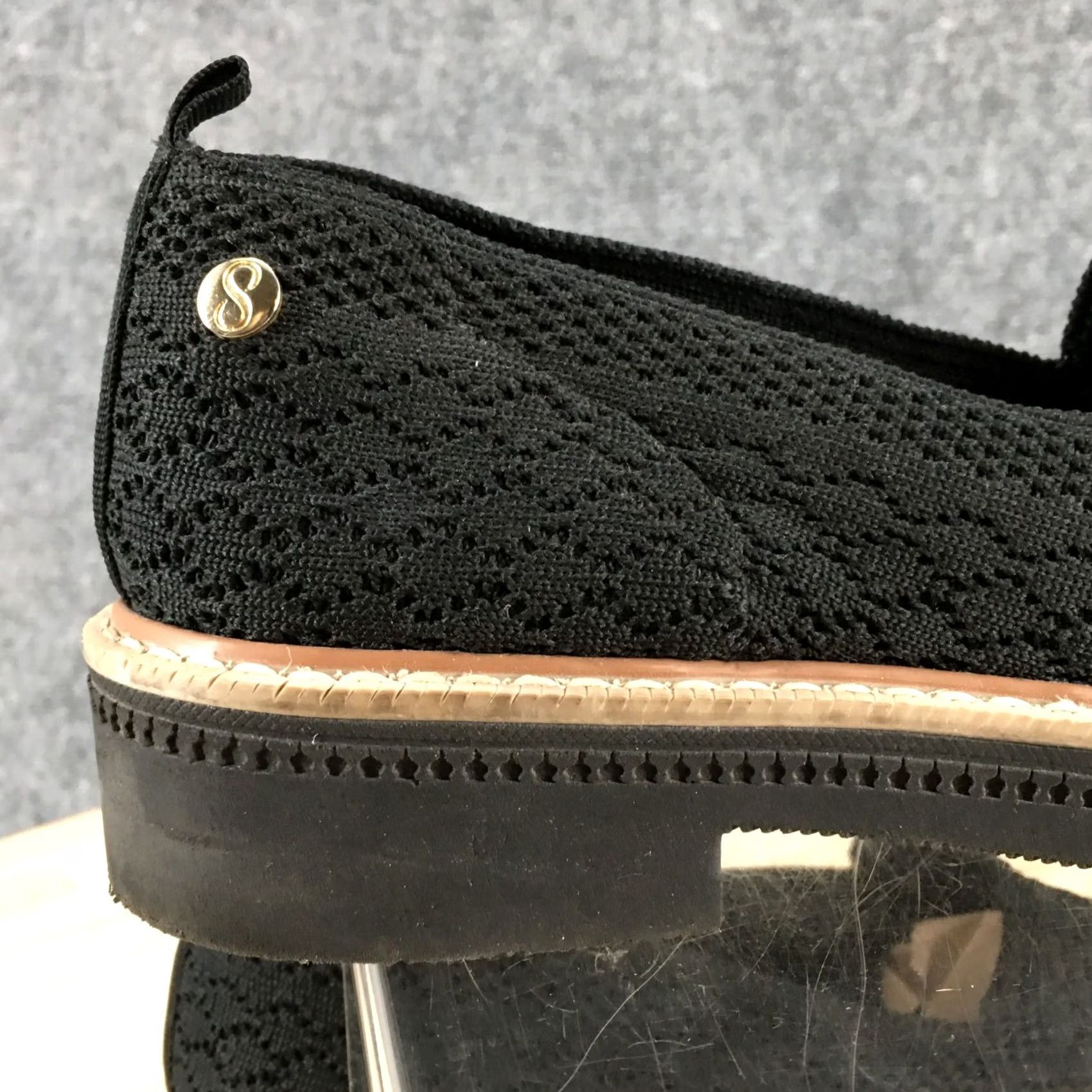Vintage 8 Days Cklass Shoes Womens 6 Casual Loafers Comfort Black Fabric Slip On Low Top Size M / US 6-8 / IT 42-44 - 6 Thumbnail