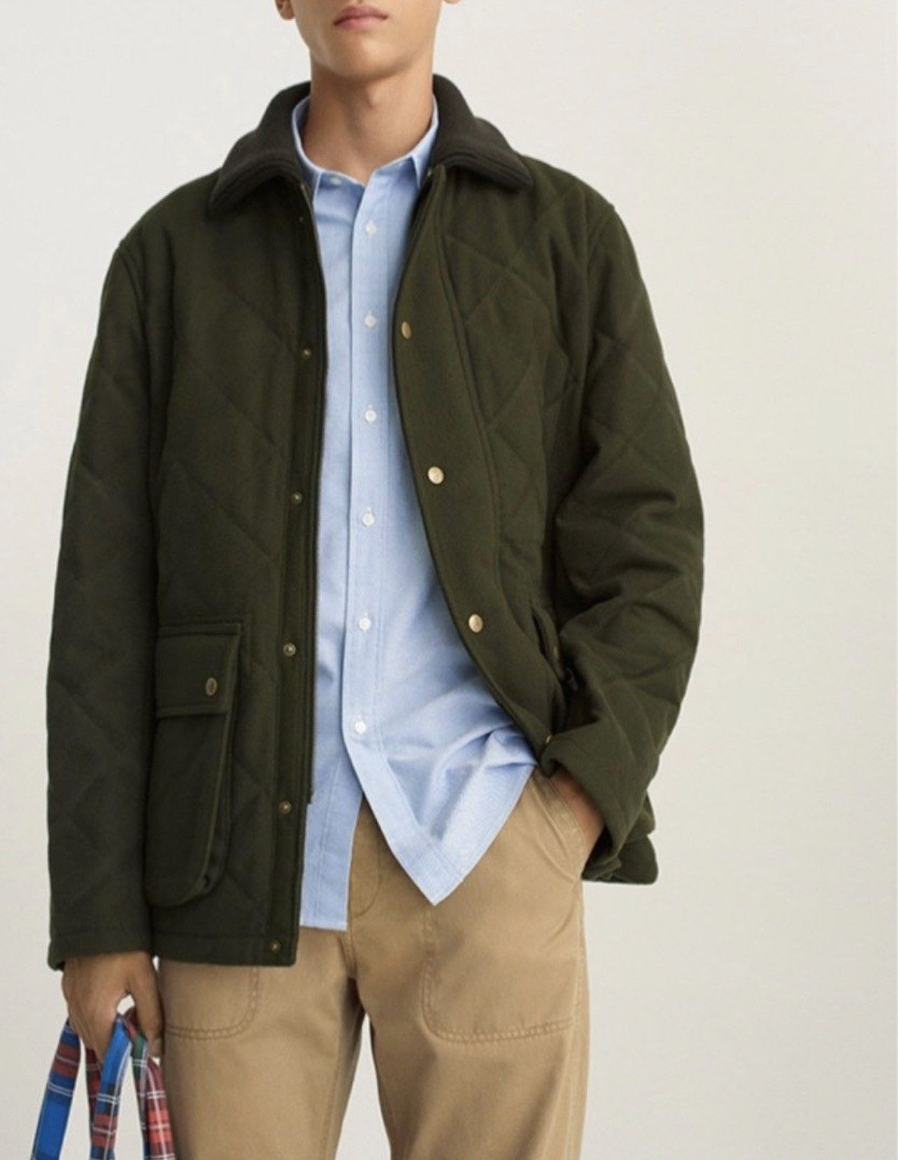 JW Anderson × Uniqlo A/W17 JW ANDERSON X UNIQLO BESPOKE WOOL BLEND QUILTED JACKET Size US L / EU 52-54 / 3 - 1 Thumbnail