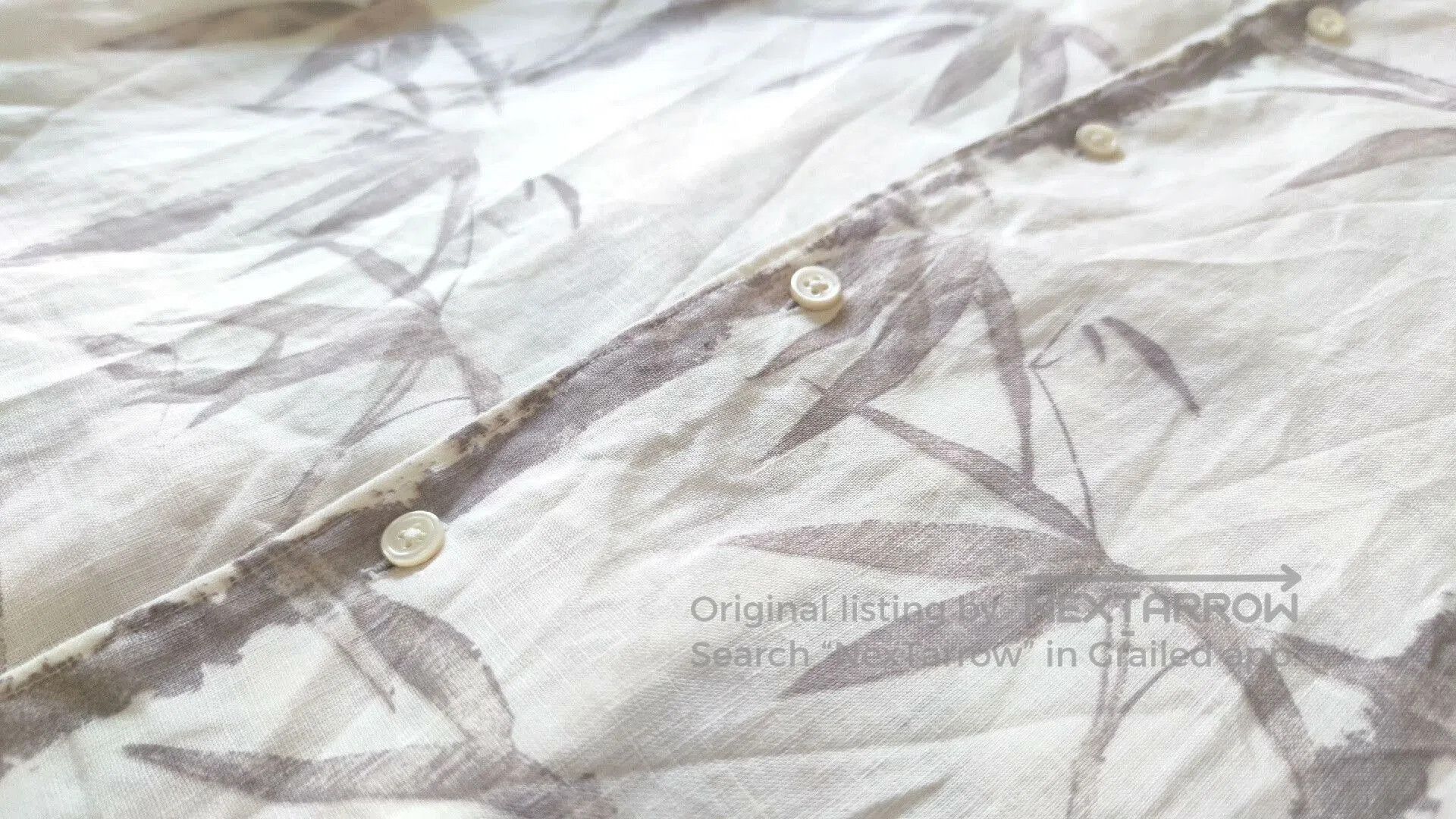 Theory Theory Men's Linen Short Sleeve Shirt. Size US L / EU 52-54 / 3 - 9 Thumbnail