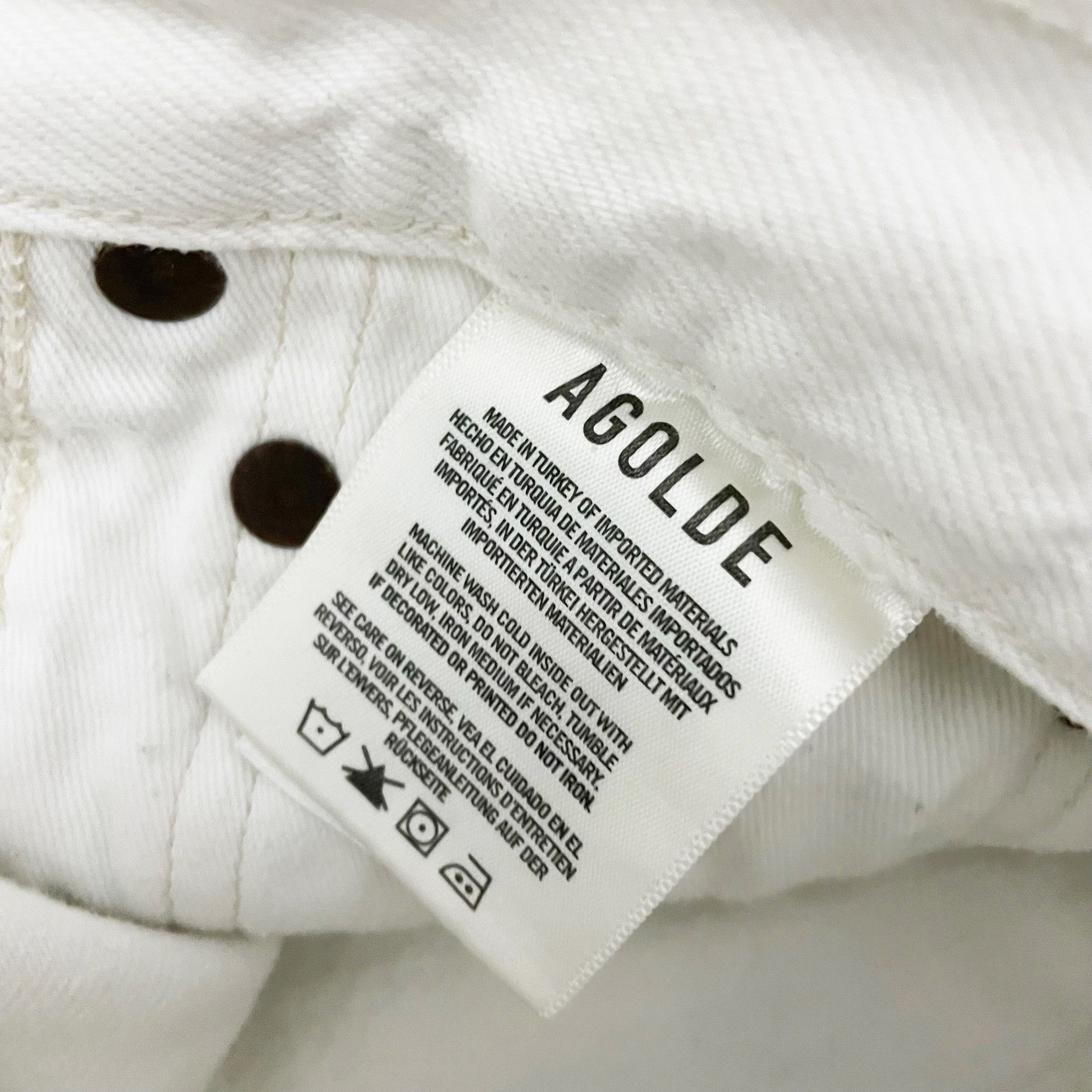 Agolde Agolde Denim Parker Vintage Cut Off Short Size 23" - 3 Thumbnail