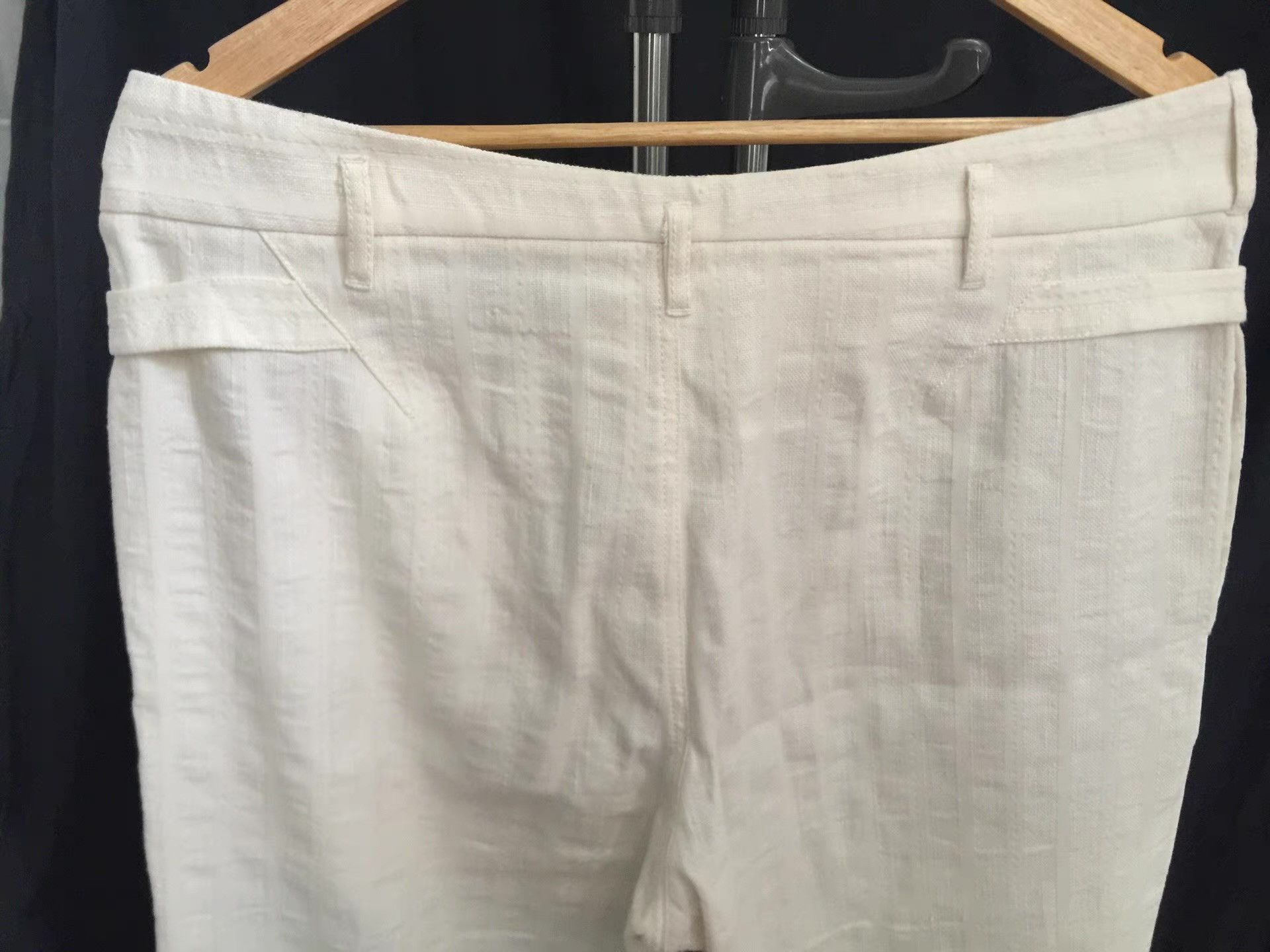 Ann Demeulemeester Ann Demeulemeester 17SS Contrast Color Linen Trousers Ｑ21 Size US 34 / EU 50 - 5 Thumbnail
