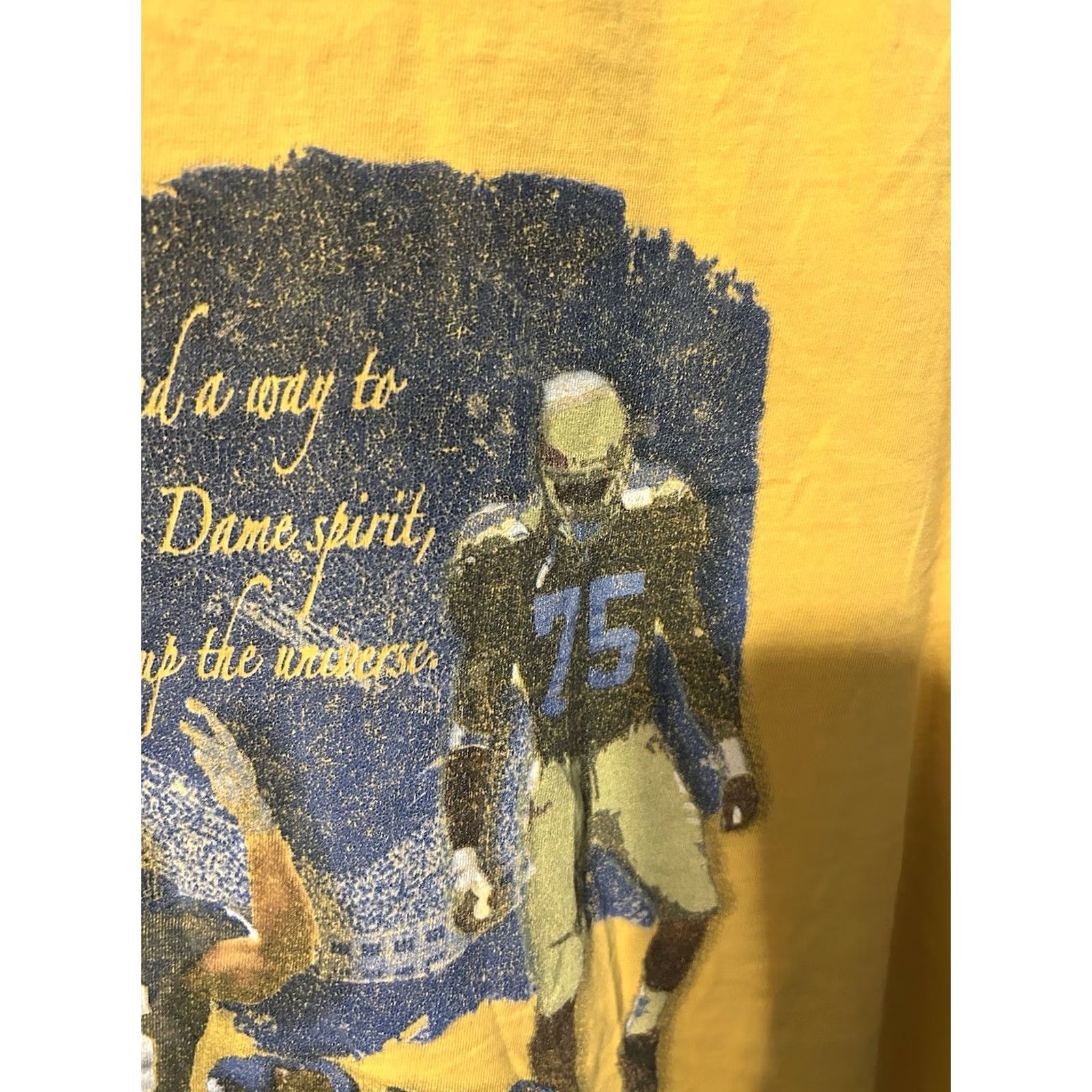 ESPIRIT Nike Shirt Vintage Football 2005 - Men's, 2XL, Yellow - Vintage Shirt Size US XXL / EU 58 / 5 - 3 Thumbnail